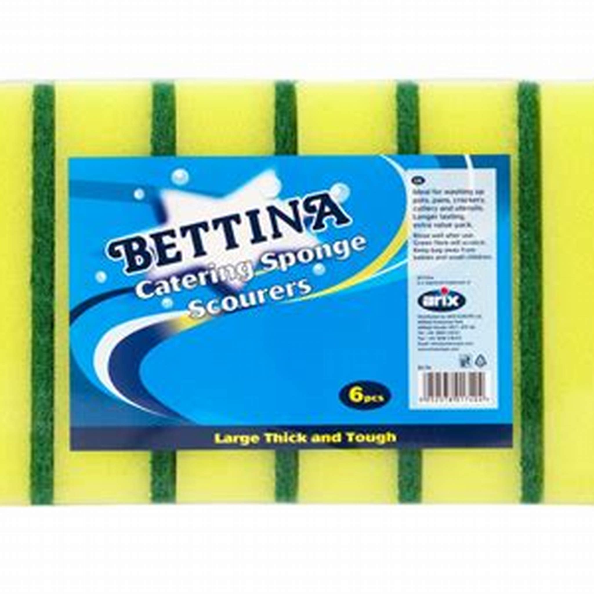 BETTINA CATERING SPONGE SCOURERES 6PCS