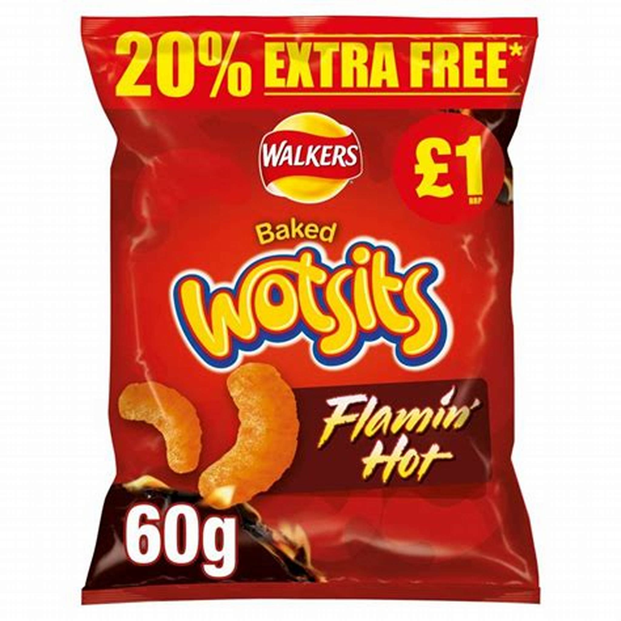 WALKERS BAKED WOTSITS 60G