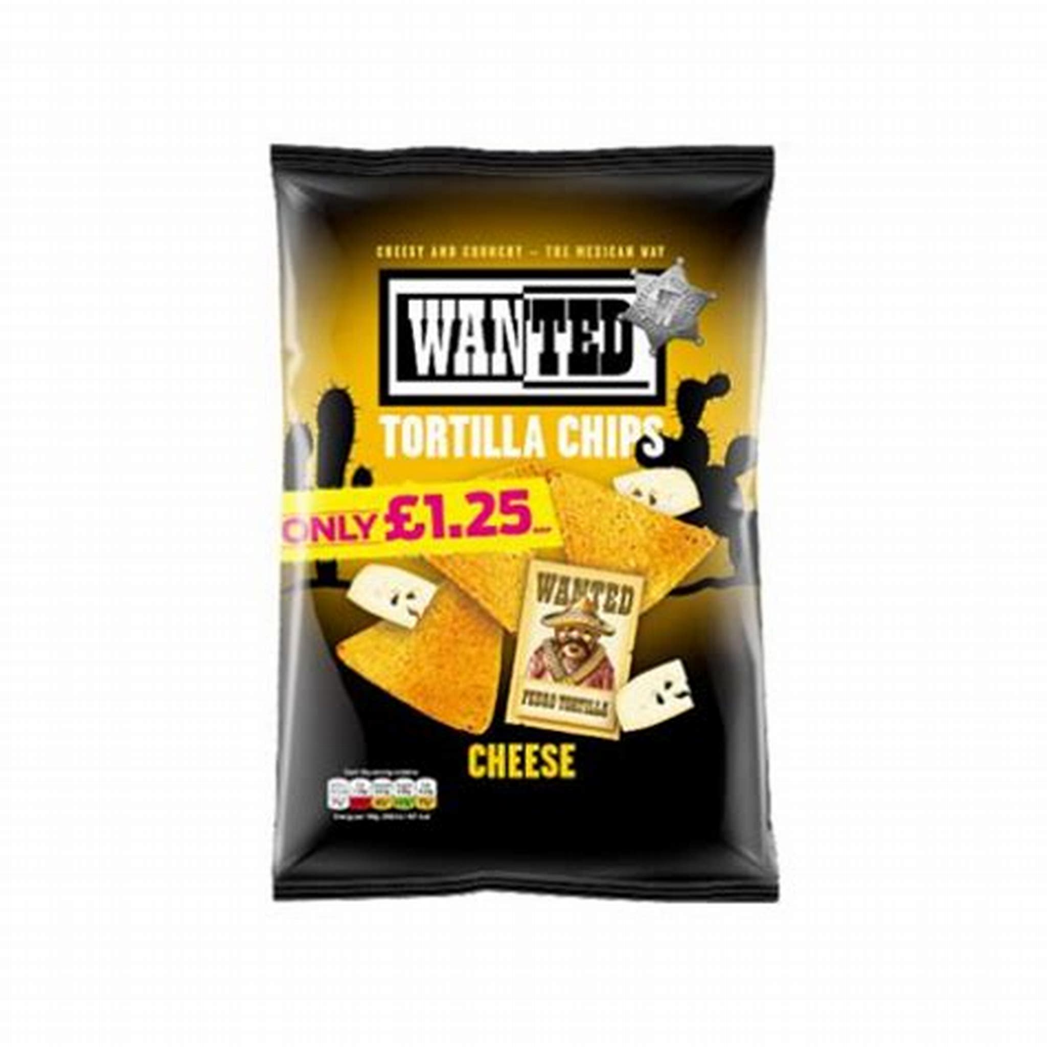WANTED TORTILLA CHIPS CHEESE