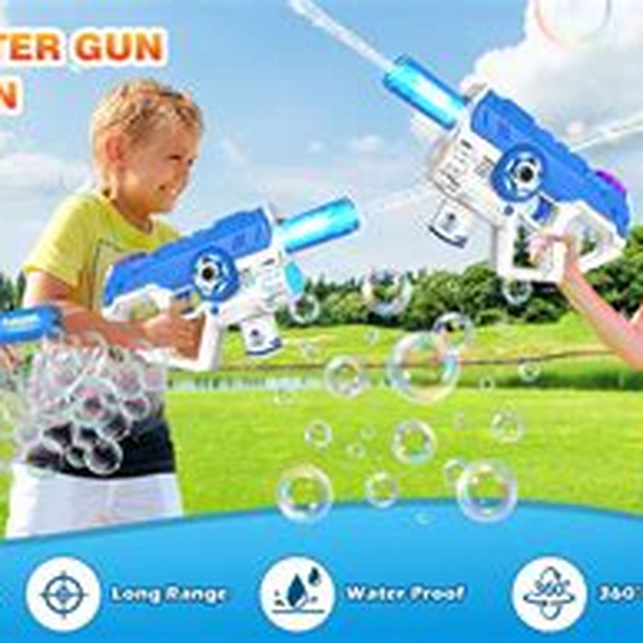 WATER GUN + BUBBLE