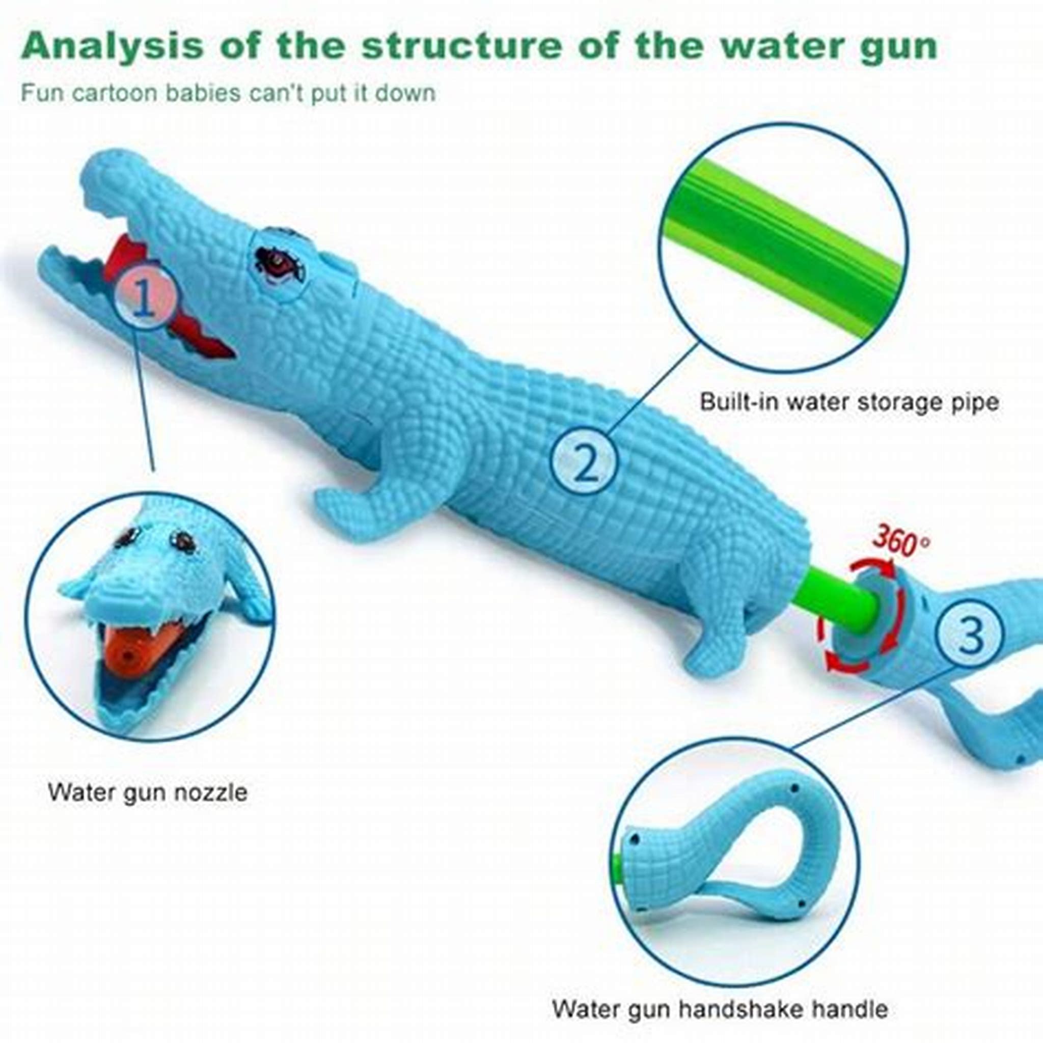 WATER GUN CROCODILE