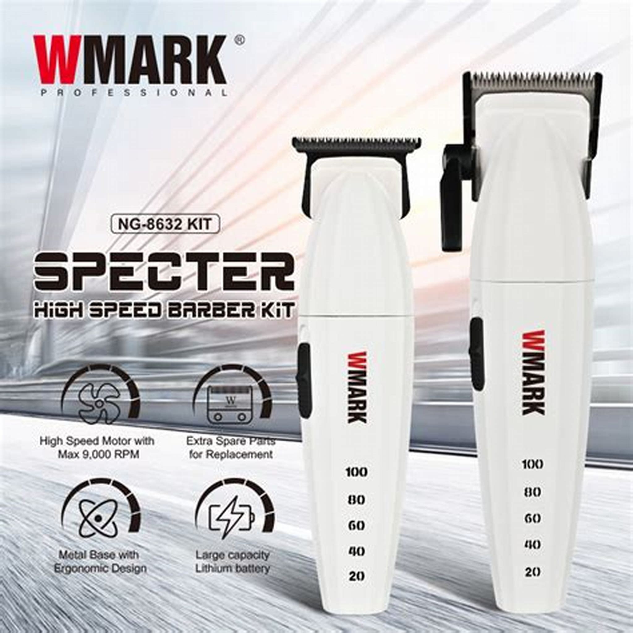 WMARK RECHARGEABLE CLIPPER NG2029