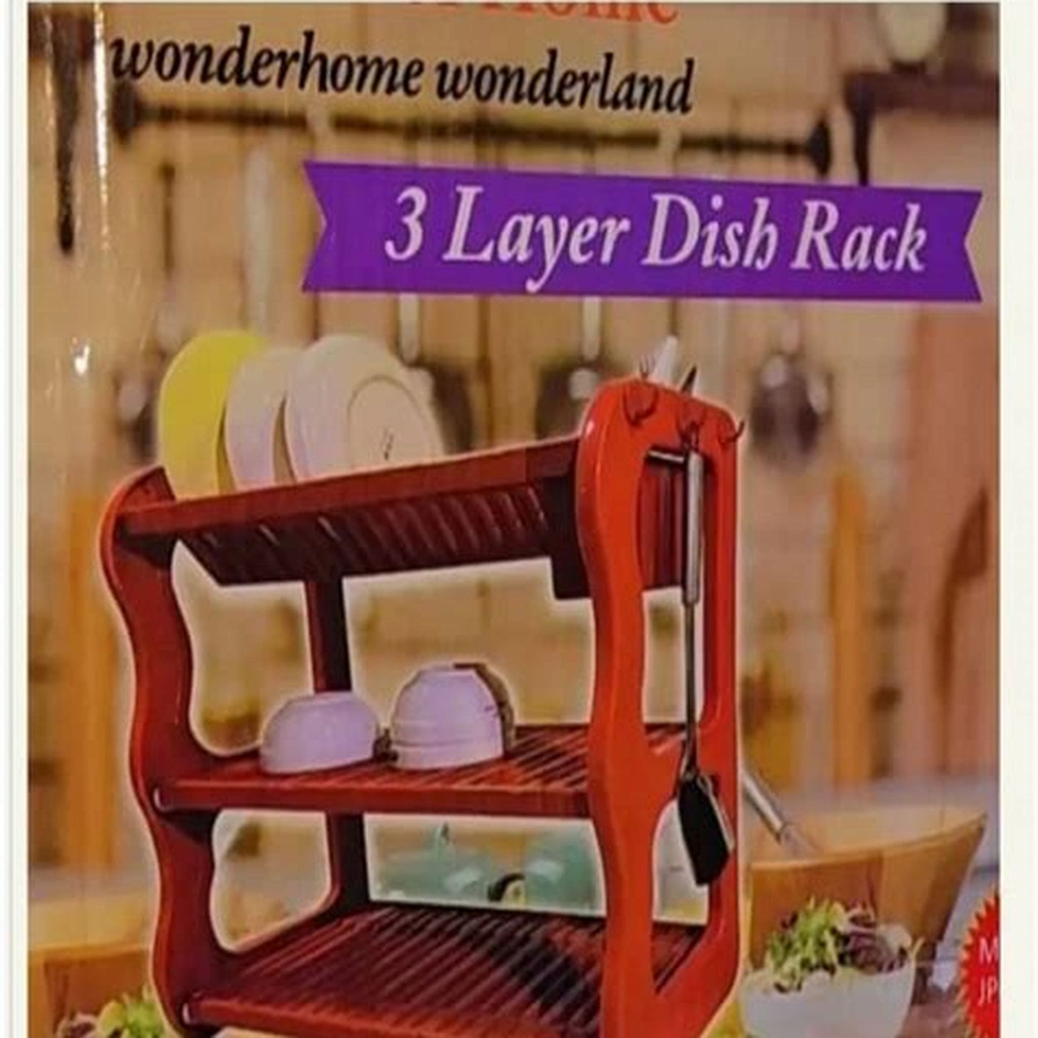 WONDER HOME 3 LAYER DISH RACK