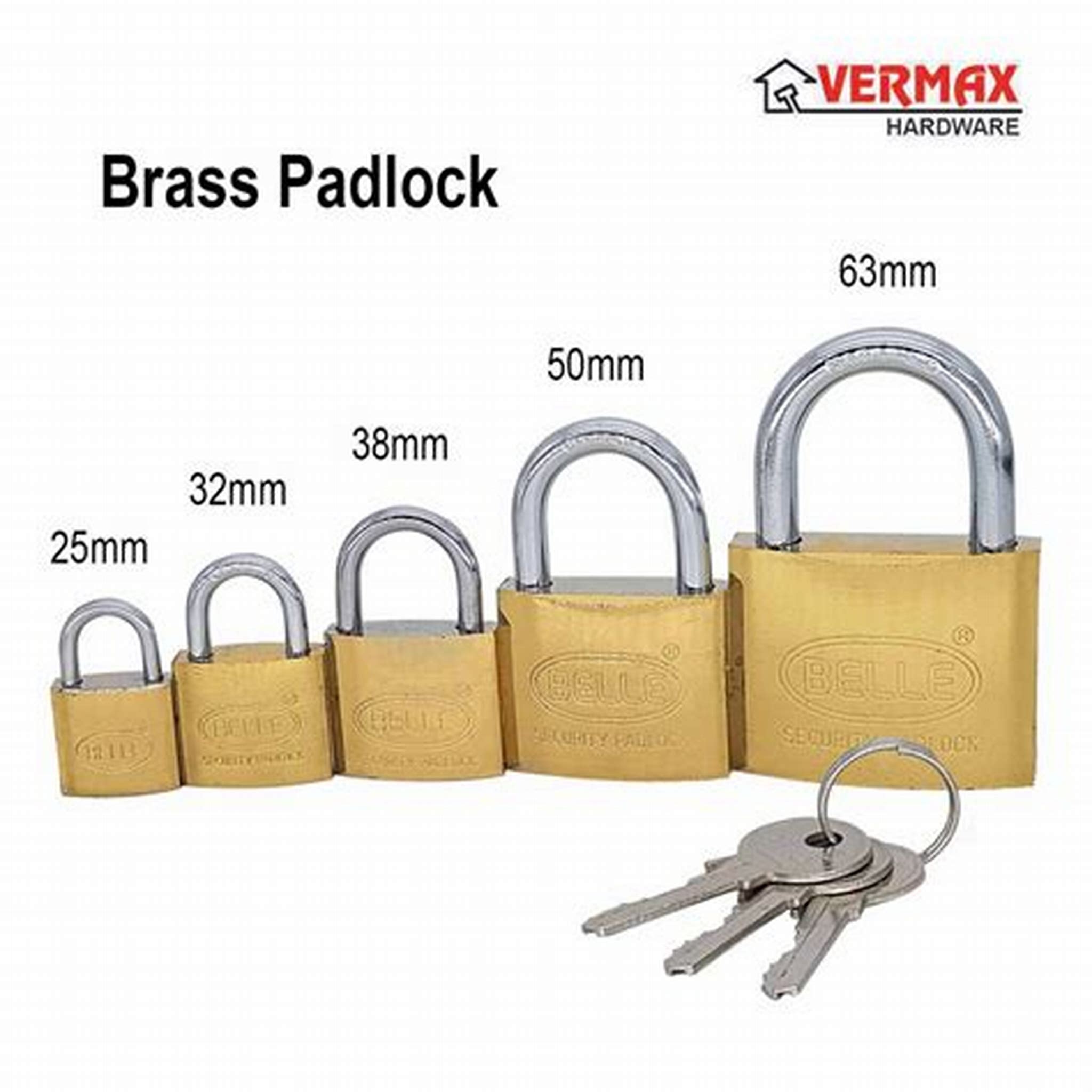X FORCE SECURITY PADLOCK 25MM