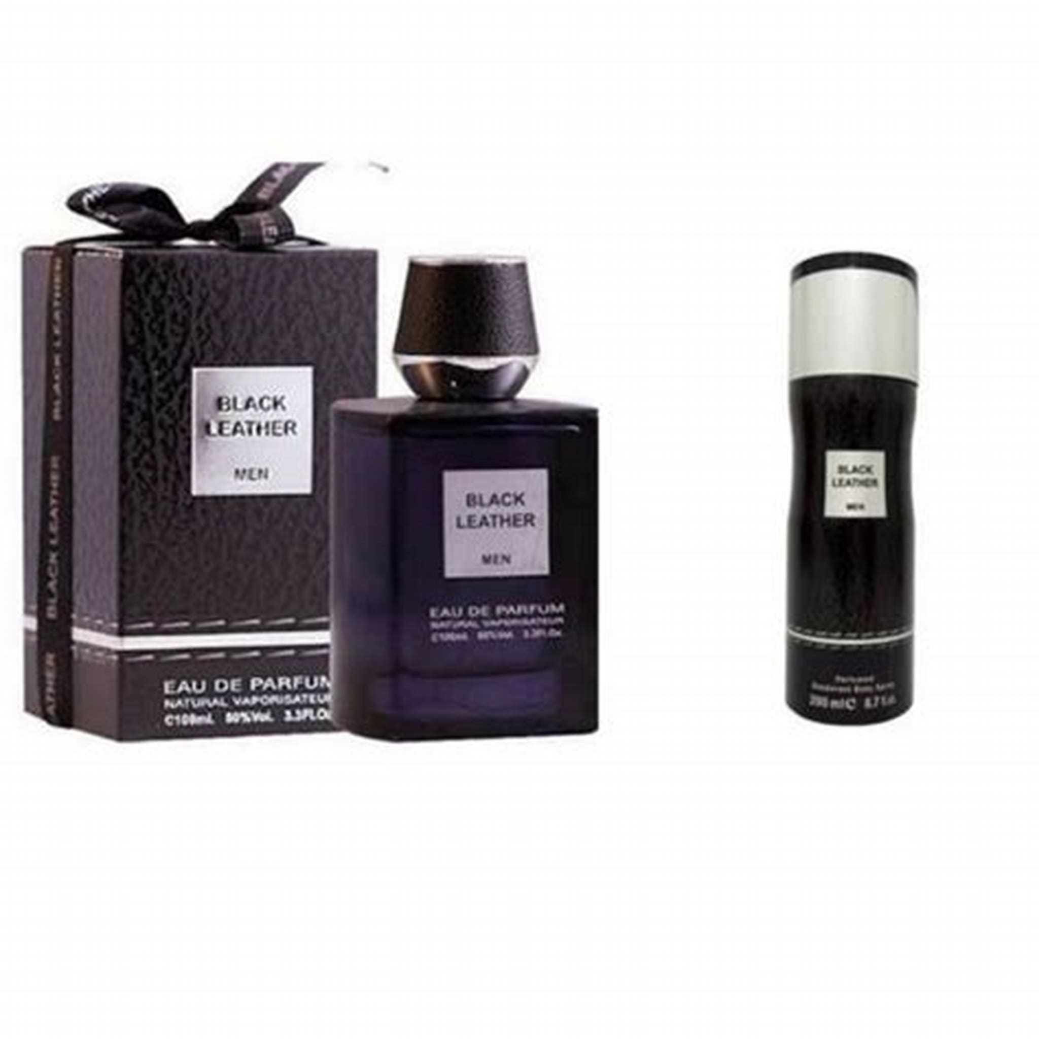 BLACK LEATHER SPRAY MEN