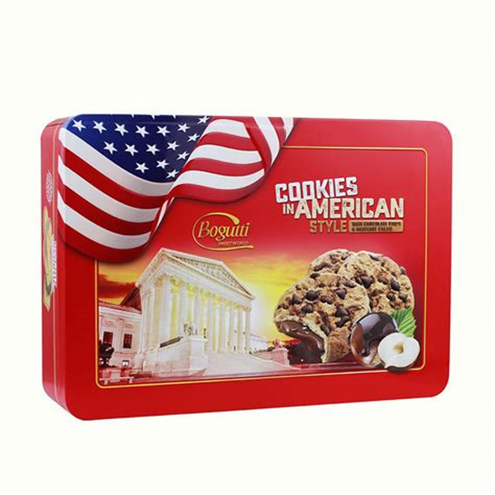 BOGUTTI COOKIES IN AMERICAN STYLE WITH CHOCOLATE CHIPS & RAISAINS