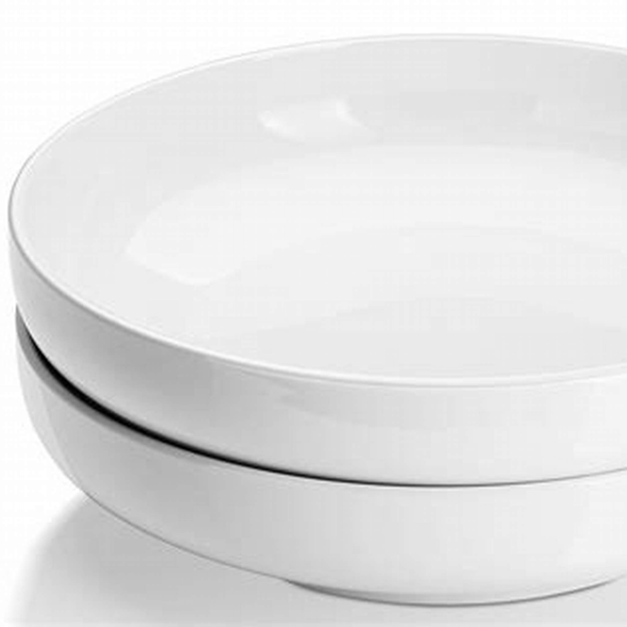 BREAKEABLE WHITE BOWL PLATE