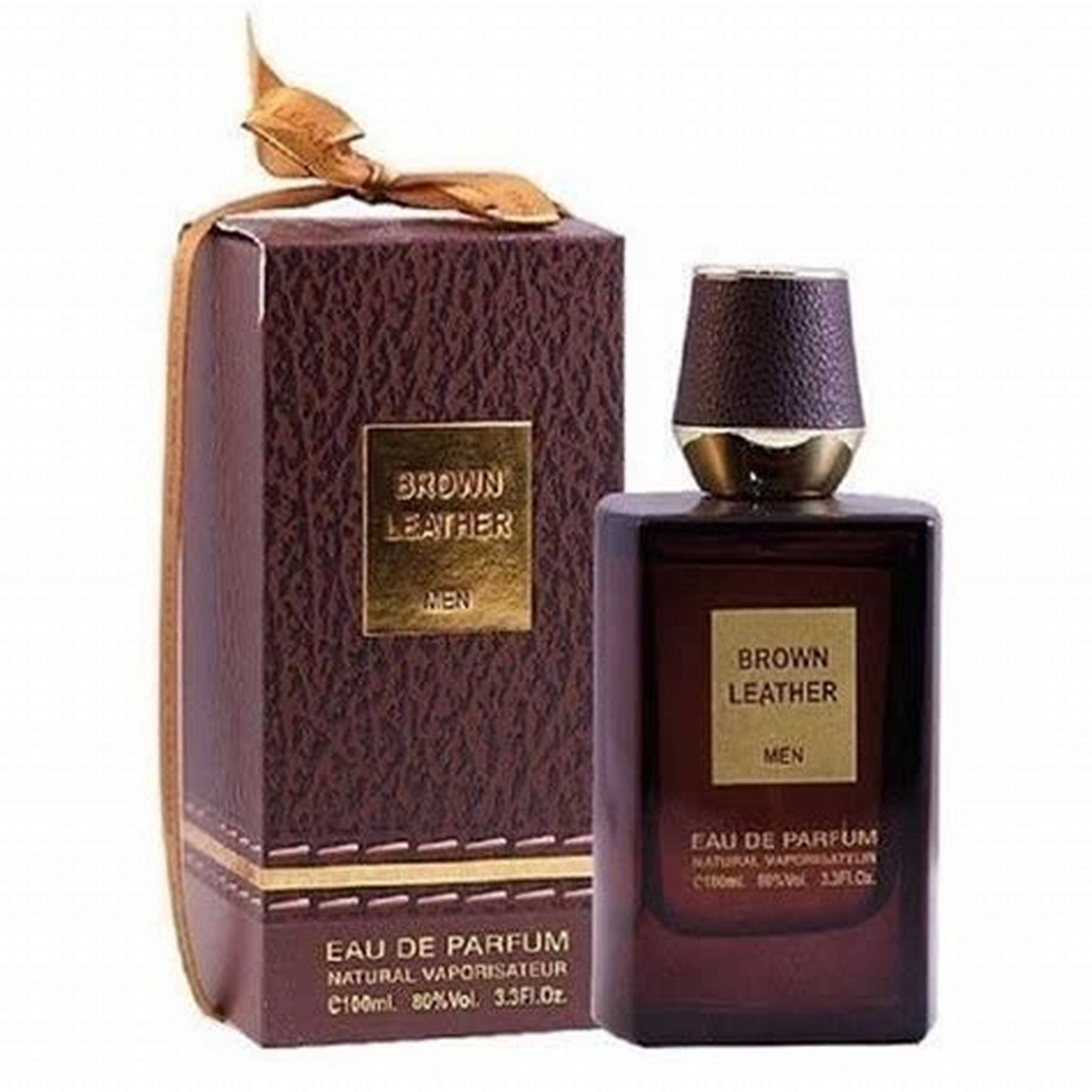 BROWN LEATHER MEN PERFUME