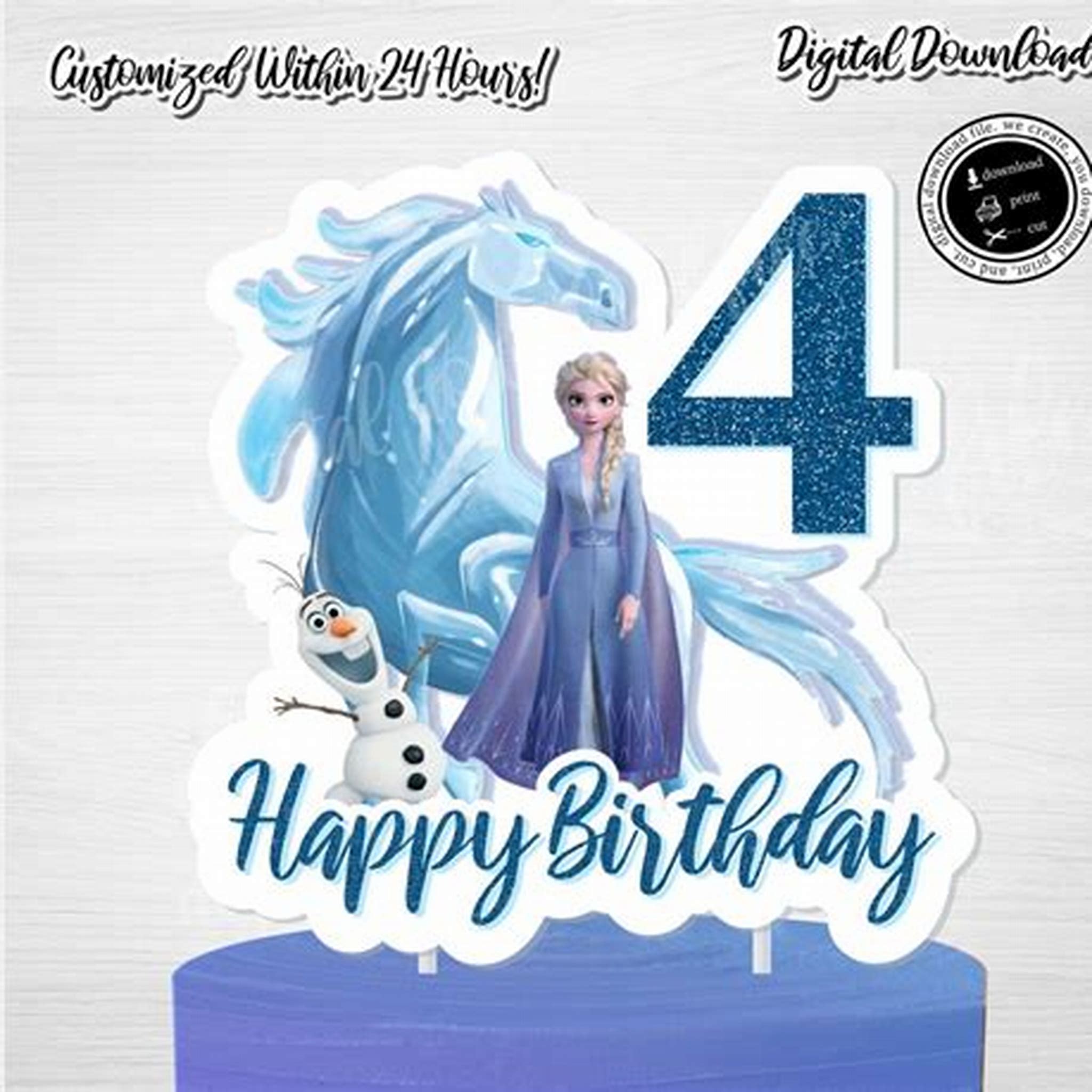 CAKE TOPPER NUMBER