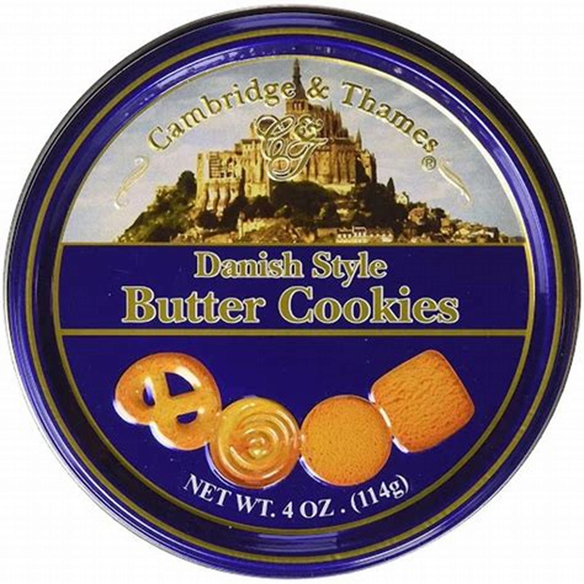 CAMBRIDGE & THAMES DANISH STYLE COOKIES 114G