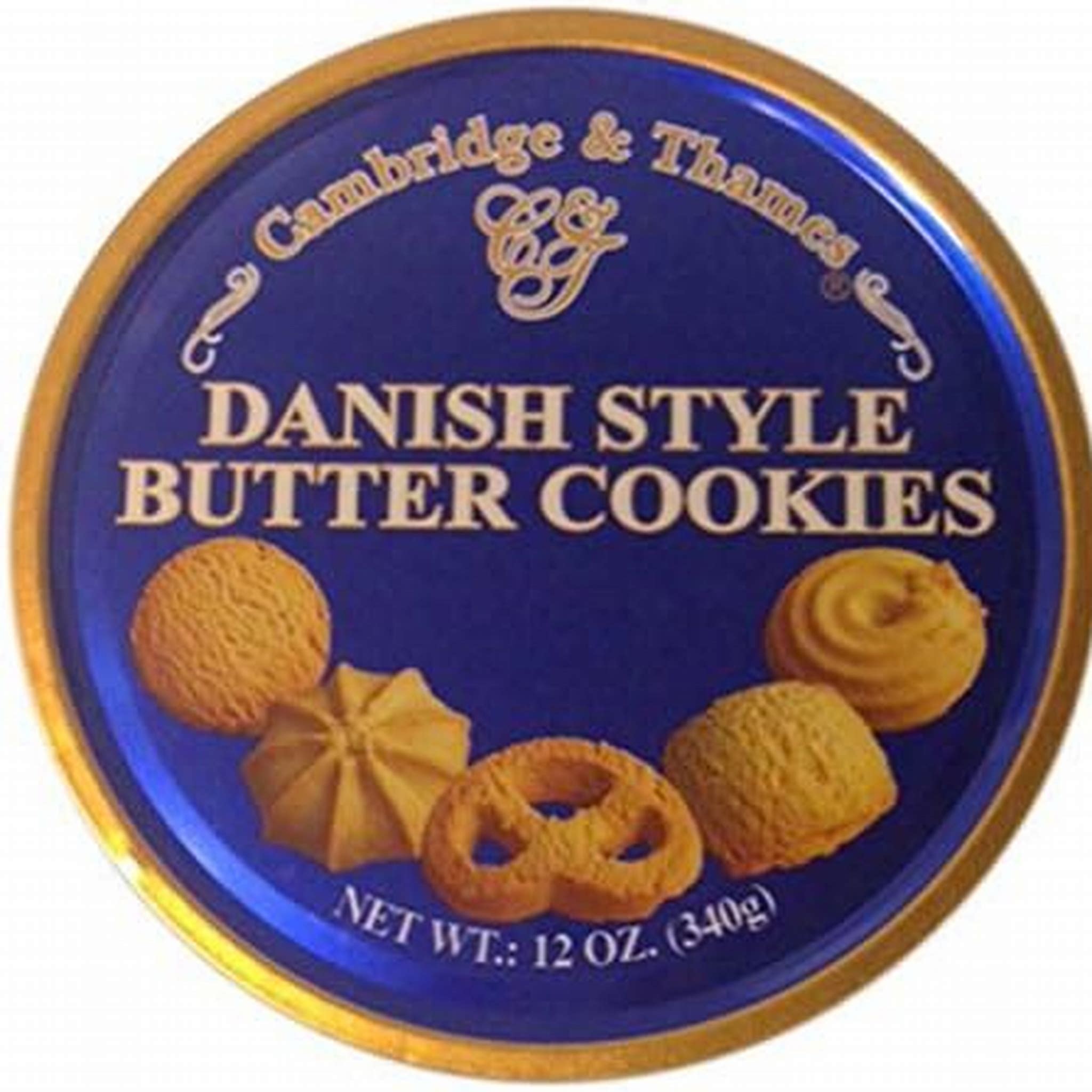 CAMBRIDGE & THAMES DANISH STYLE COOKIES 340G