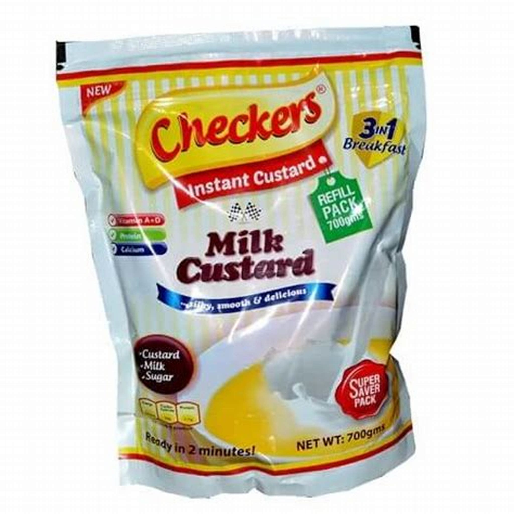 CHECKERS 3 IN 1 MILK CUSTARD REFILL 700G