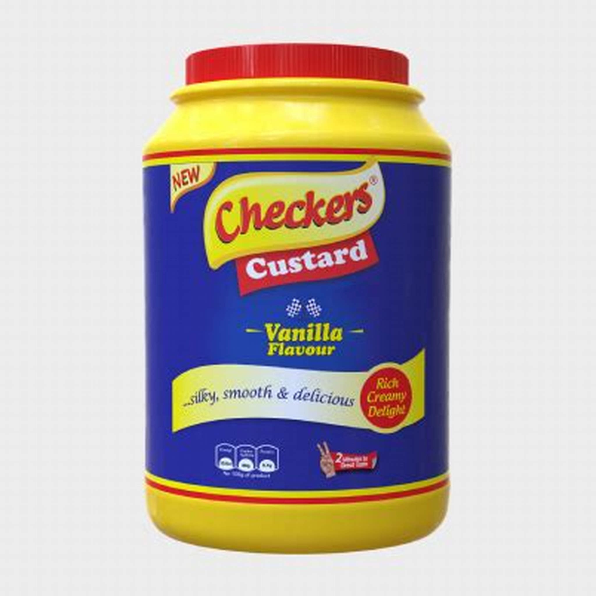 CHECKERS CUSTARD 3 IN 1 400G JAR