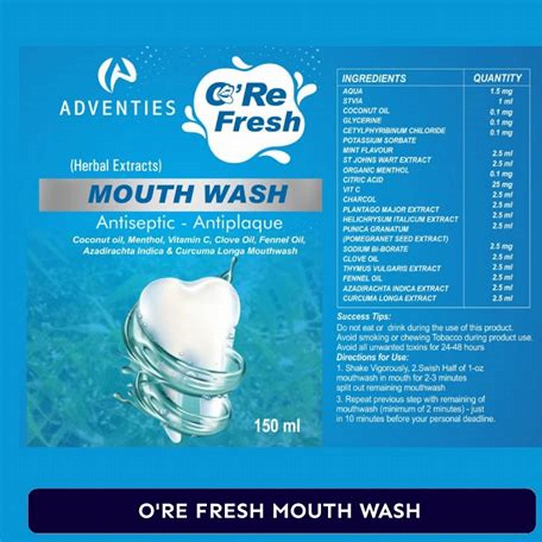 CITRUS FRESH MOUTH WASH