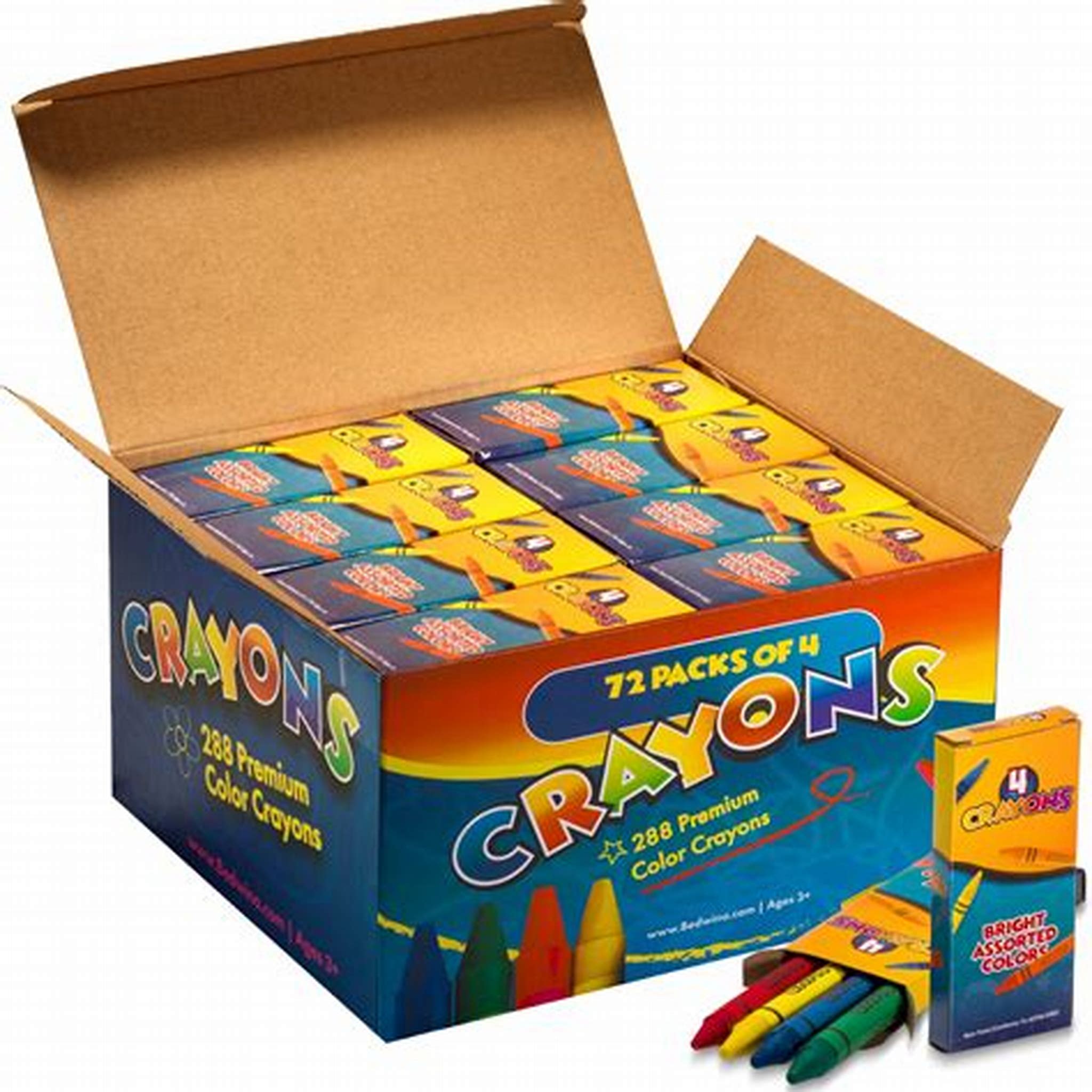 COLOR CRAYONS 6 NON T OXIC
