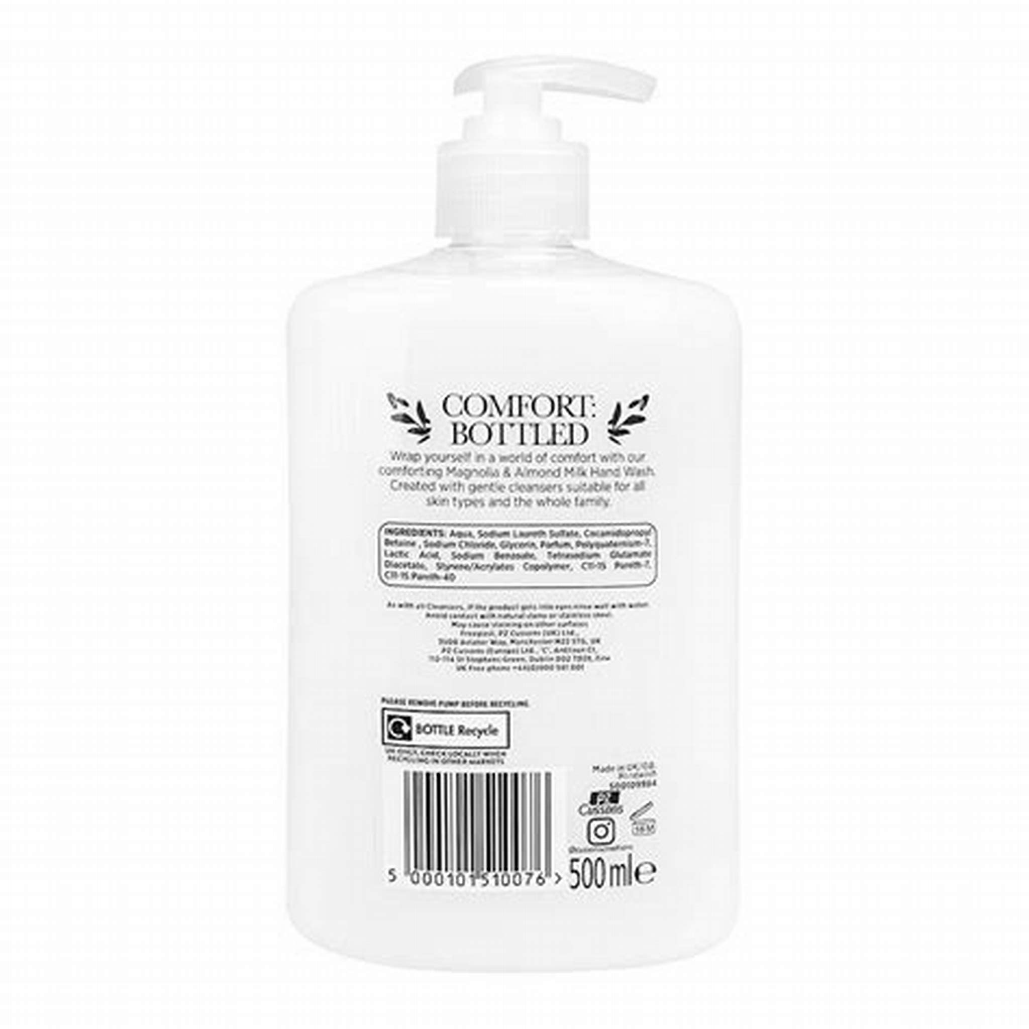 COMFORT BOTTLED HAND WASH 500ML