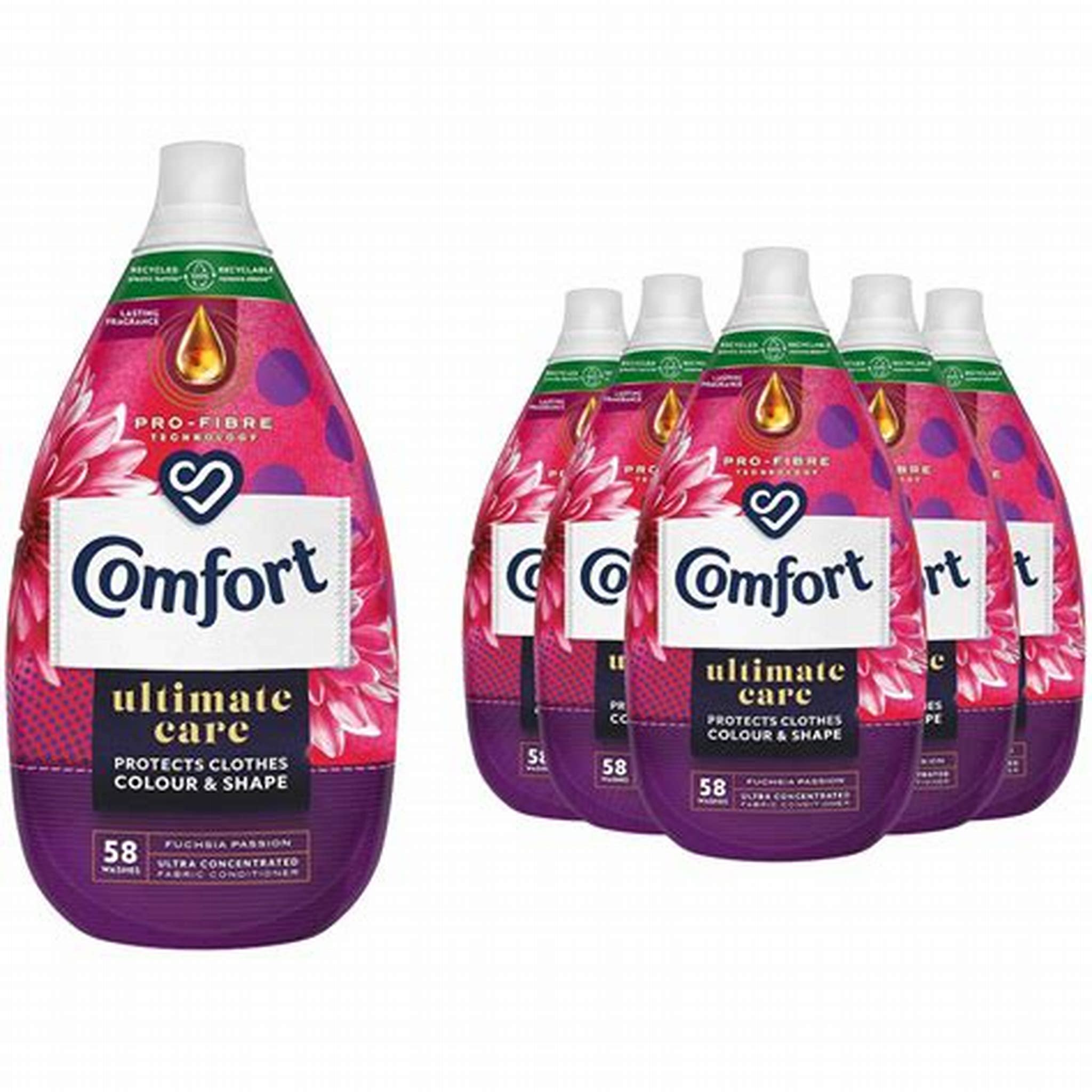 COMFORT ULTIMATE CARE  FUCHSIA PASSION 870ML