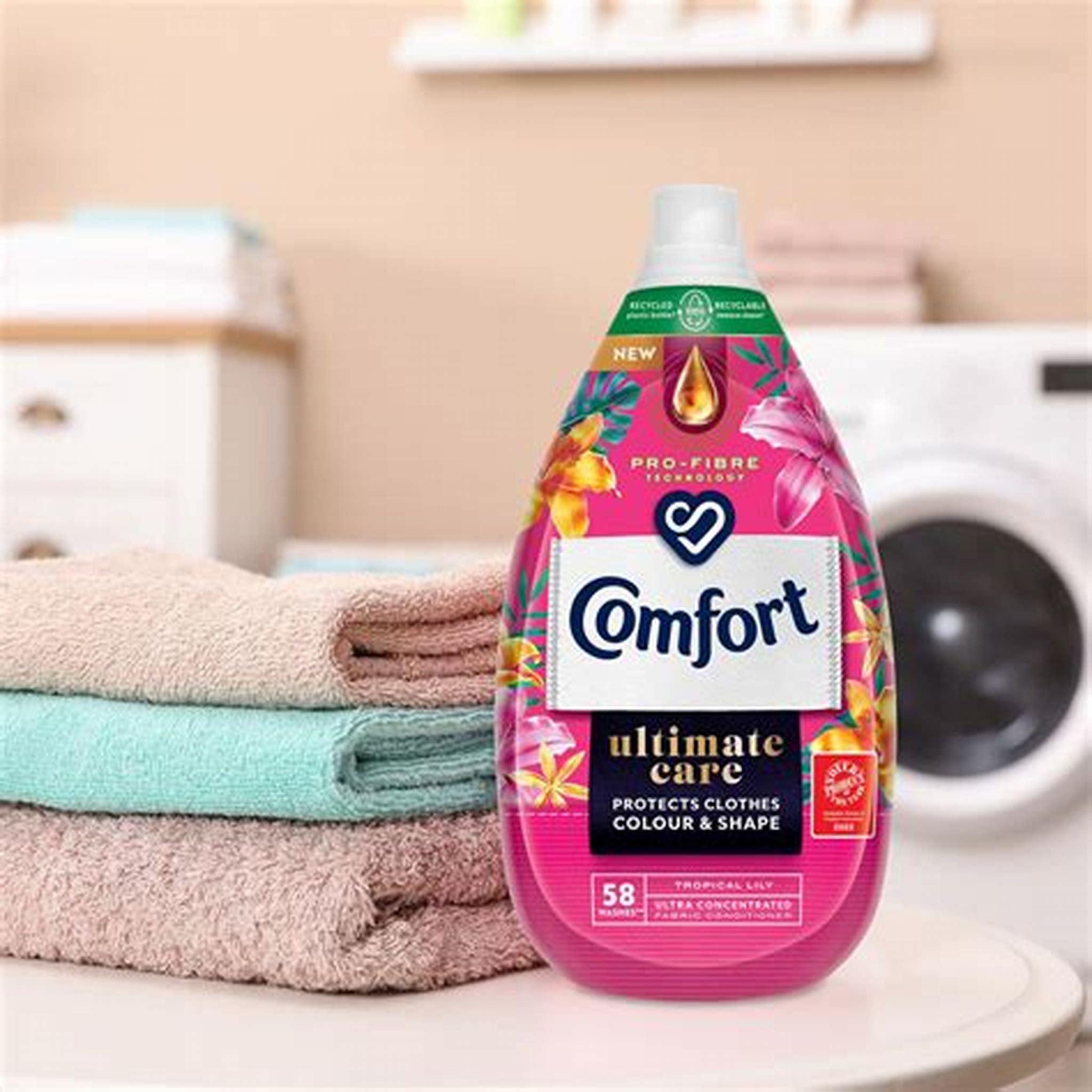 COMFORT ULTIMATE CARE  TROPICAL LILY 870ML