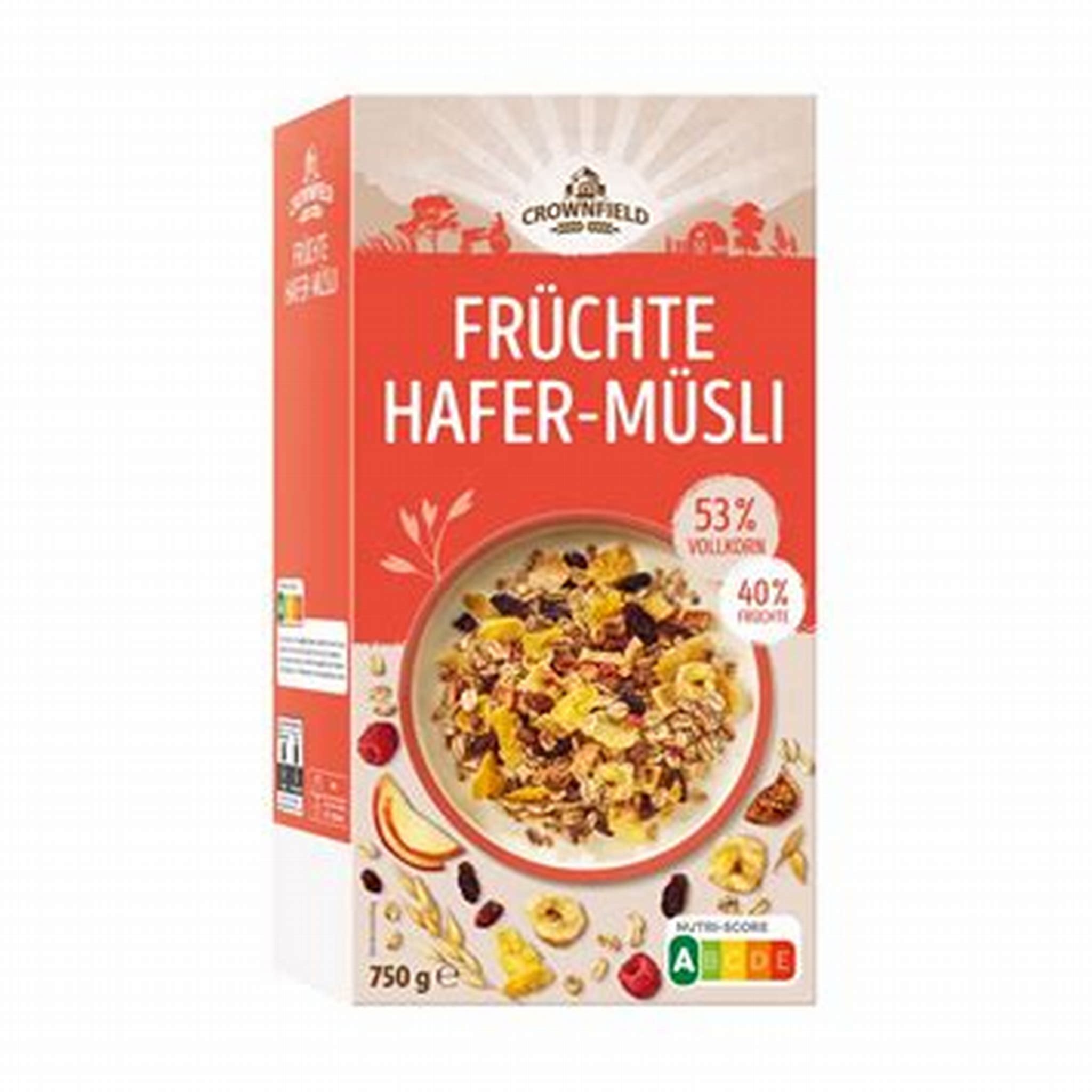 CROWNFIELD FRUCHTE HAFER-MUSLI