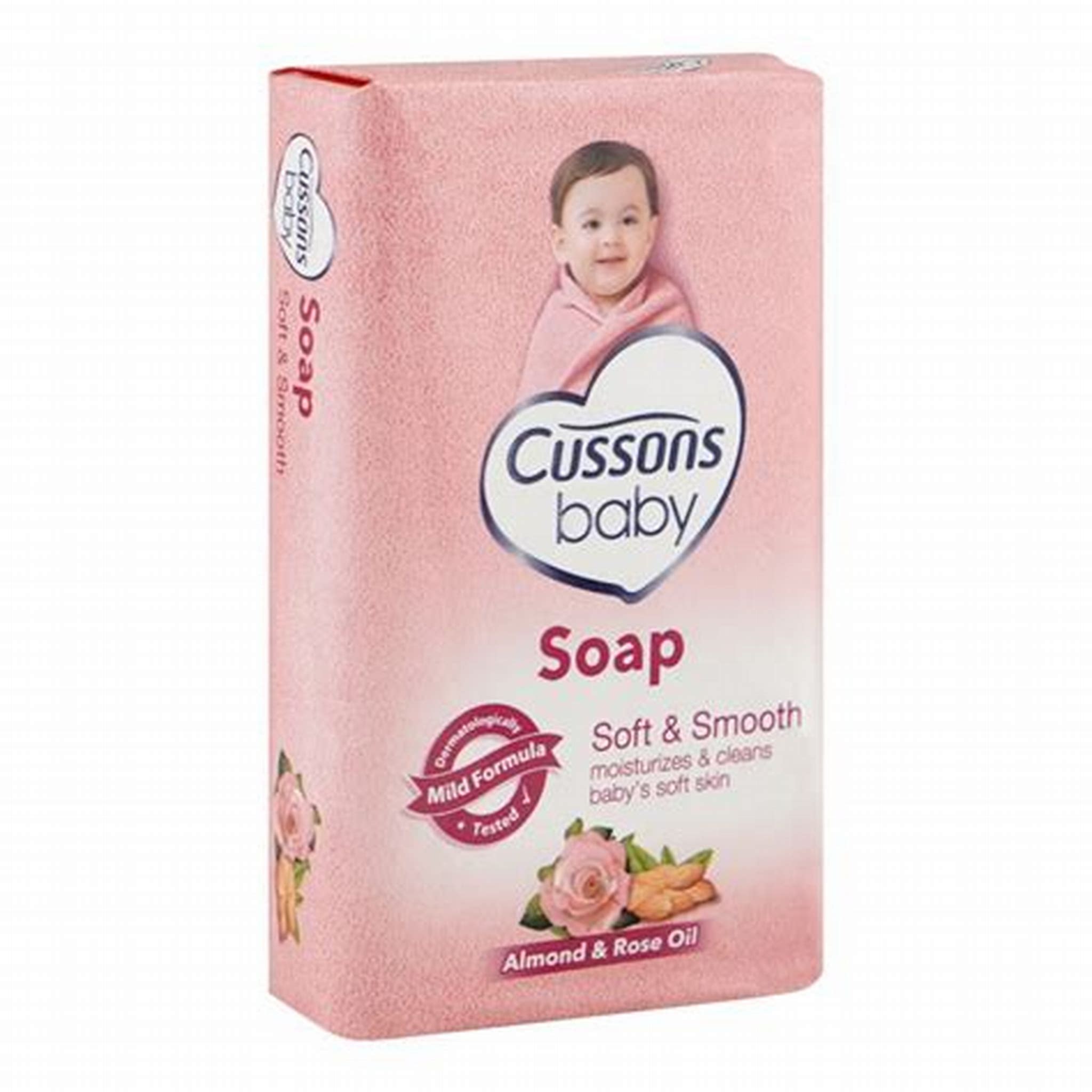 CUSSONS BABY SOAP ALMOND AND ROSE