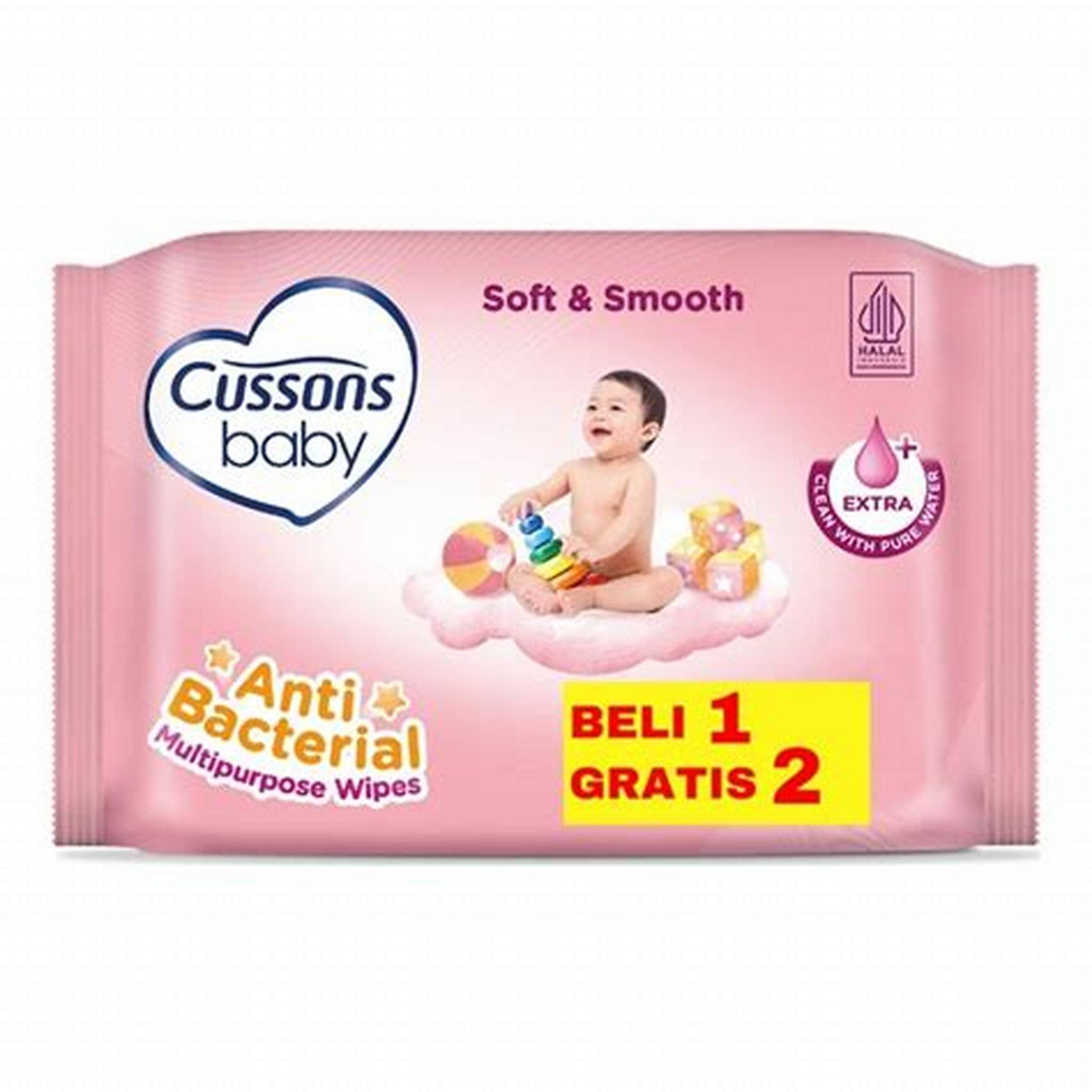 CUSSONS BABY WIPES SOFT & SMOOTH