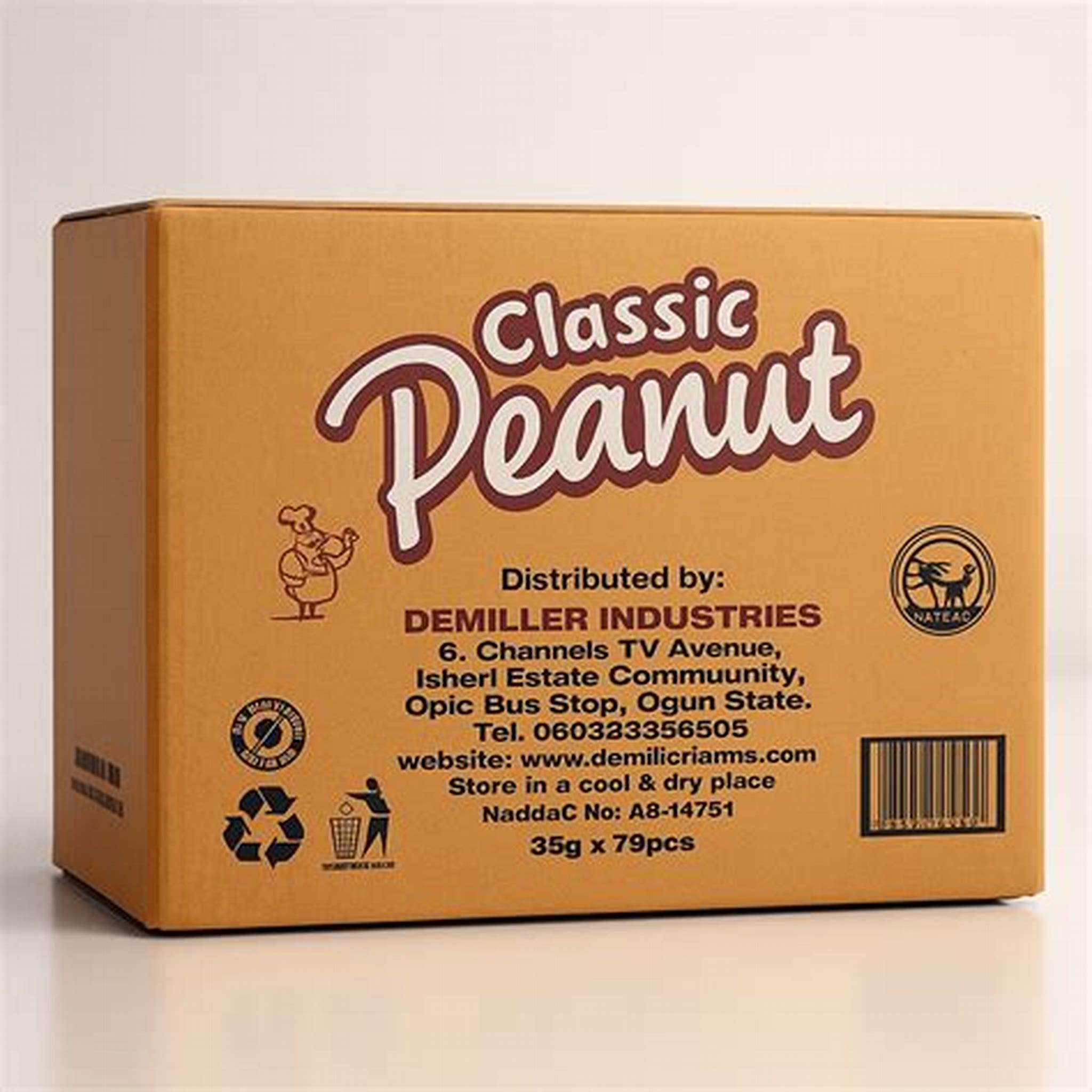 DE MILLER CLASSIC PEANUT MAX
