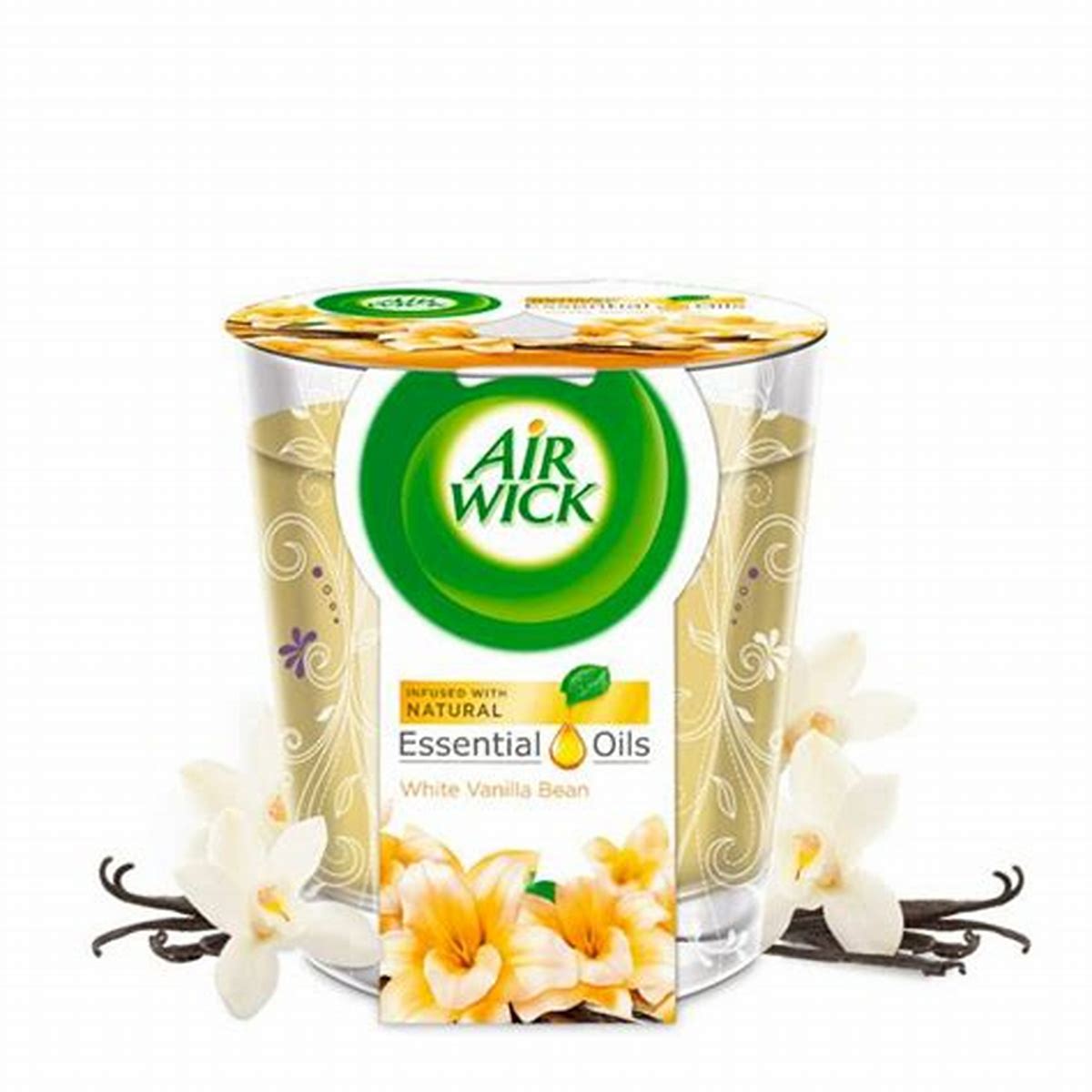 AIR WICK CANDLE WHITE VANILLA BEAN