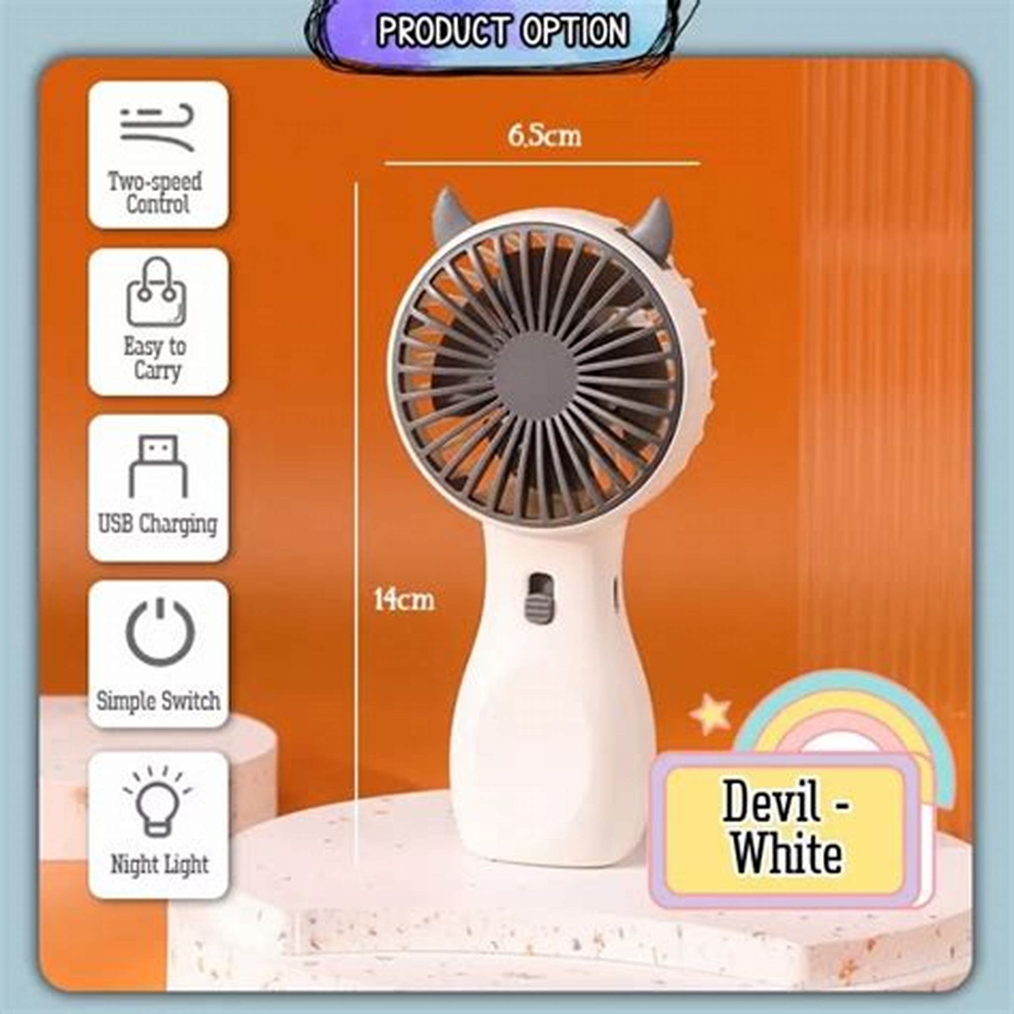 DIANDI DESKTOP USB FAN DD8007