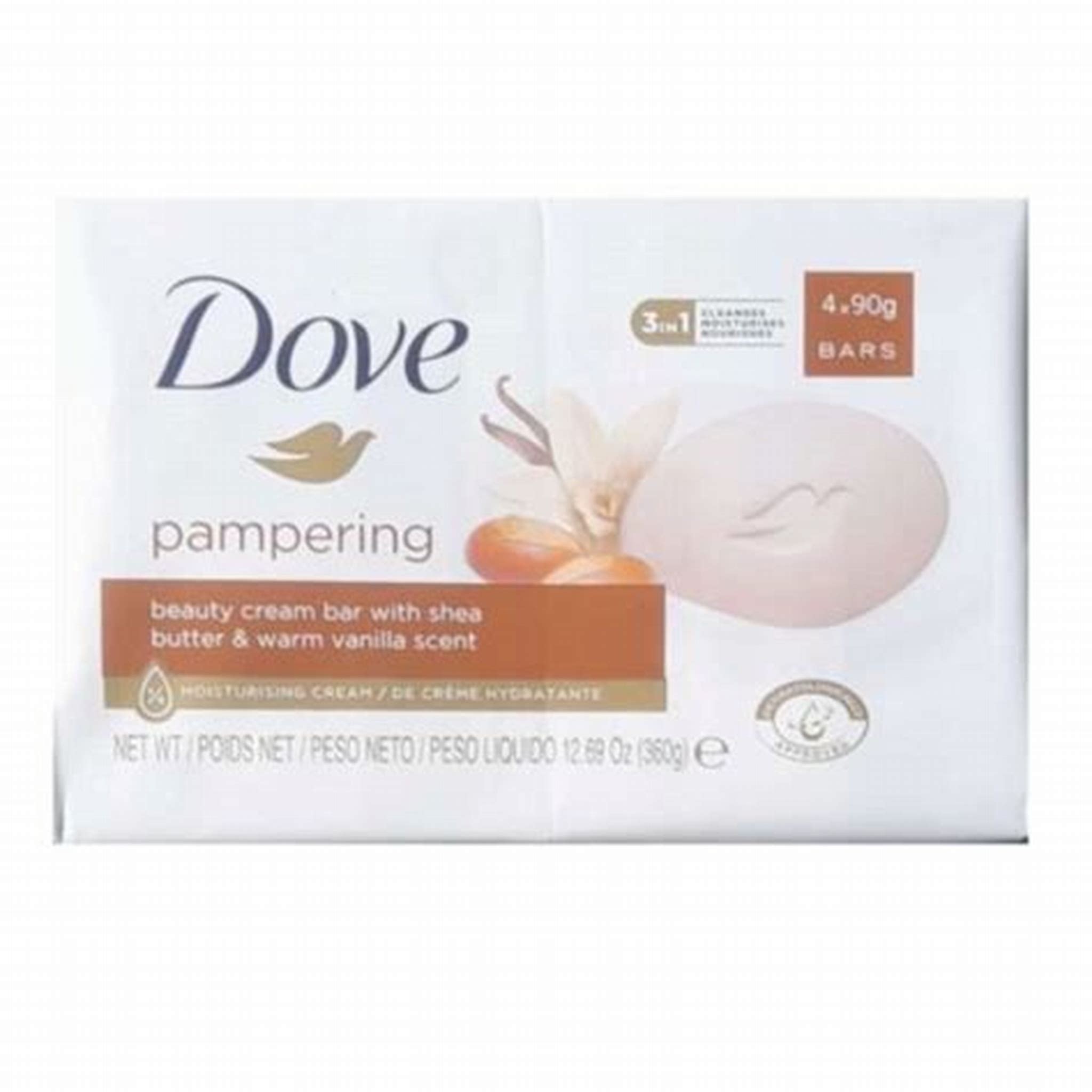 DOVE BEAUTY CREAM BAR X4