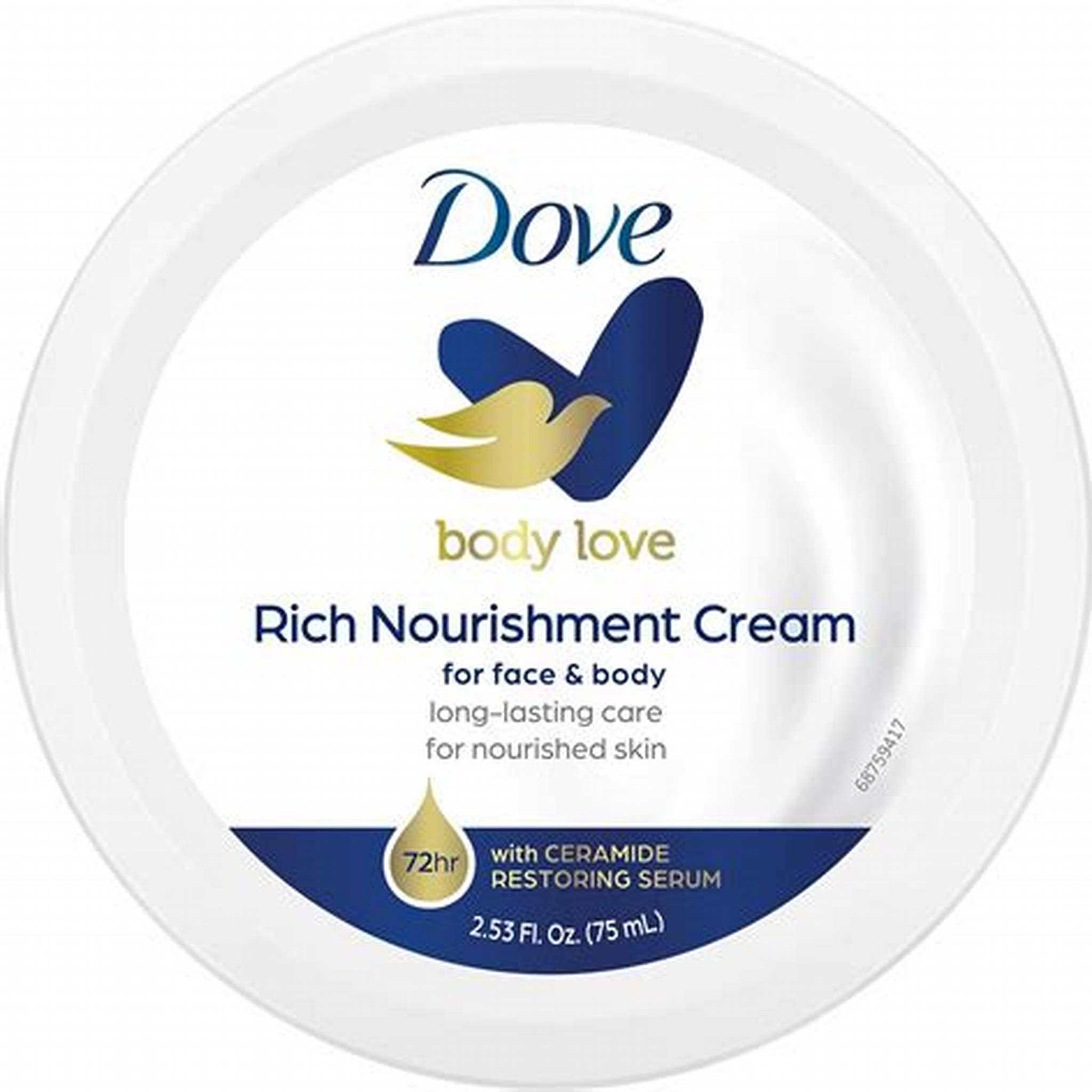 DOVE BODY CARE RICH NOURISHMENT CREAM 250ML