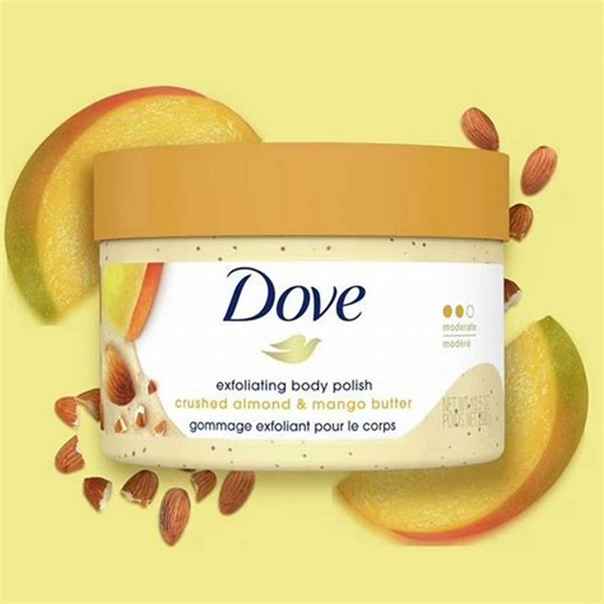 DOVE BODY POLISH ALMOND AND MANGO