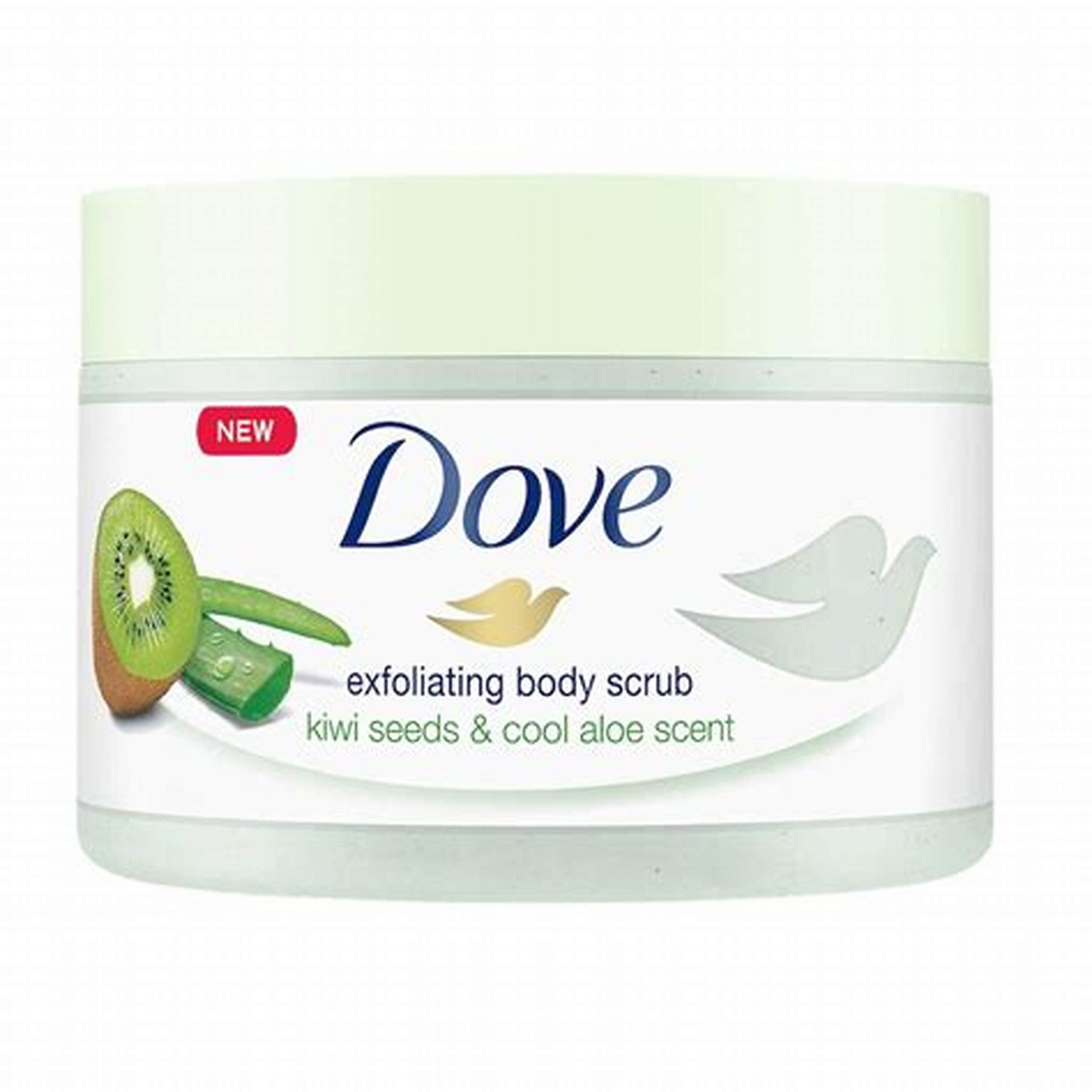 DOVE BODY POLISH KIWI SEEDS % COOL ALOE SCENT