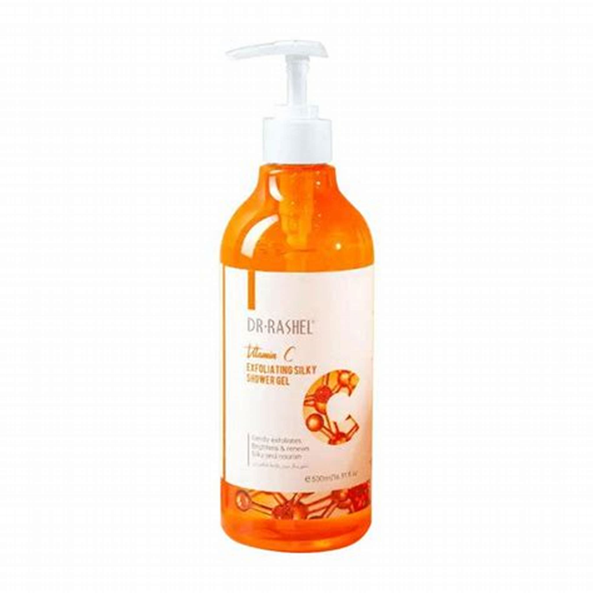 DR RASHEL VITAMIN C EXFOLIATING SILKY SHOWER GEL 500ML