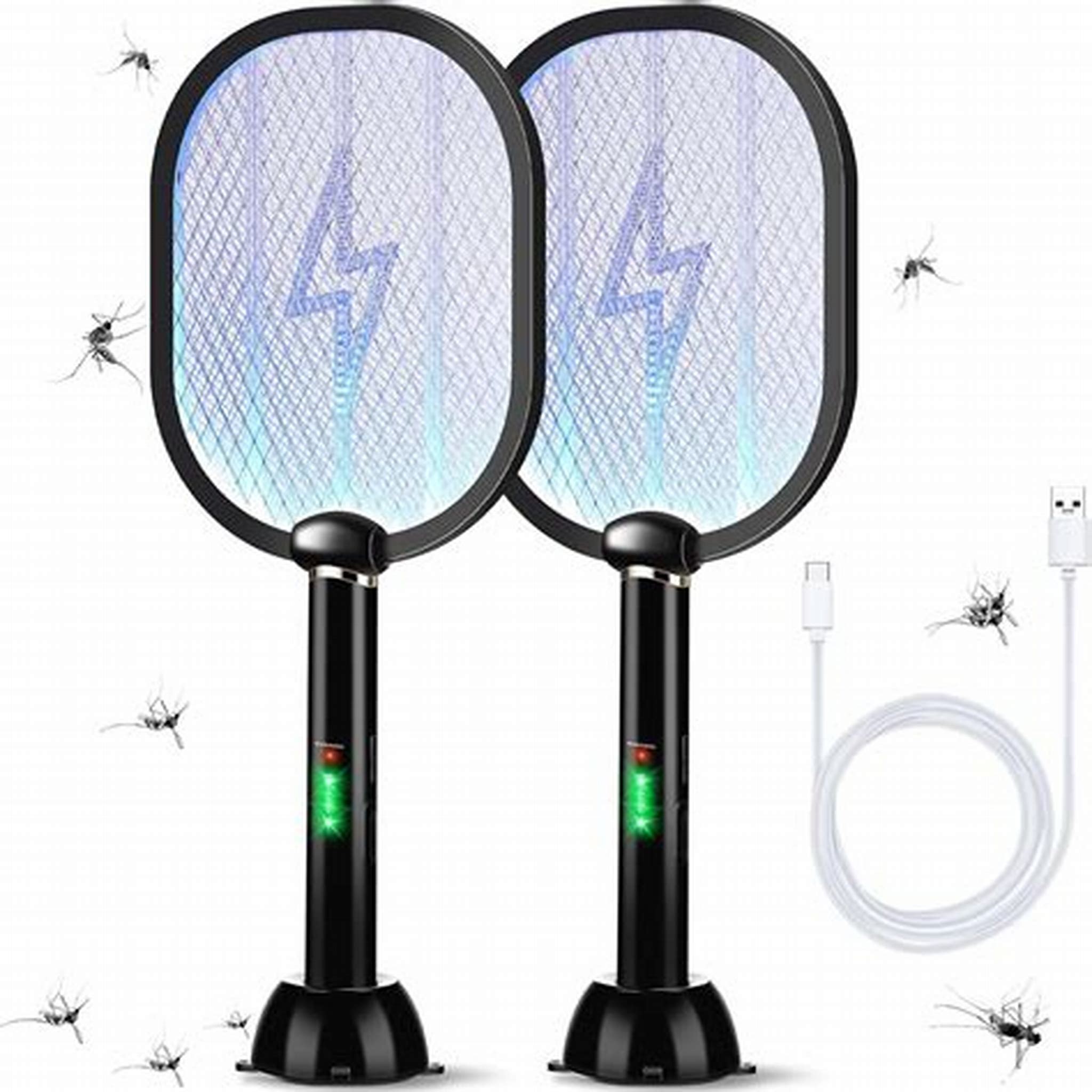 DUAL-USE ELECTRIC MOSQUITO SWATTER