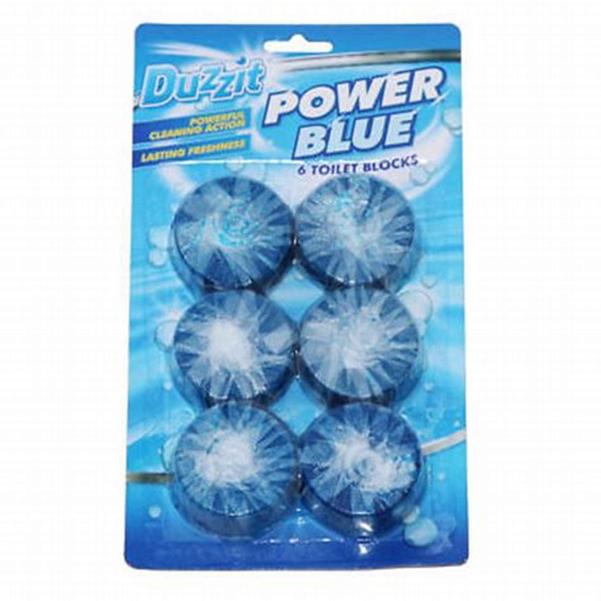 DUZZIT POWER BLUE 6 TOILET BLOCK