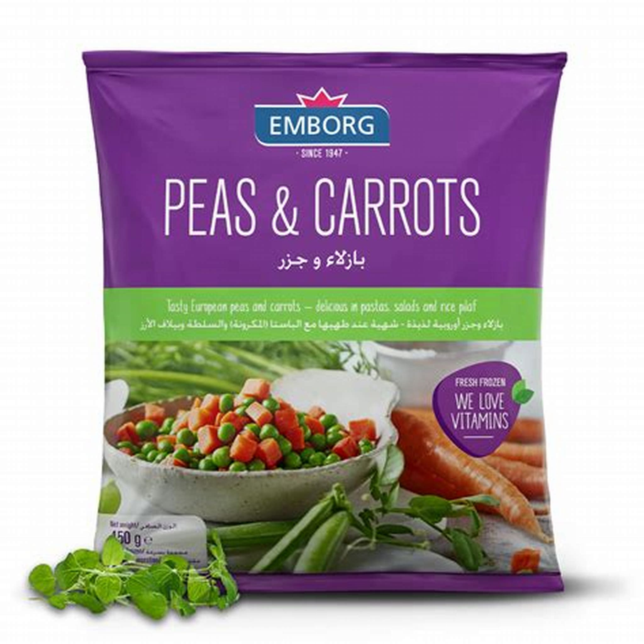 EMBORG PEAS & CARROT 450G
