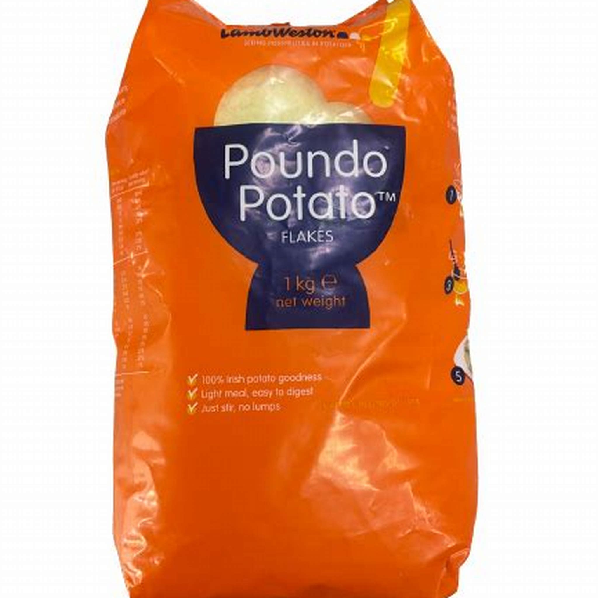 ENAMDO POUNDO POTATO FLAKES 1KG