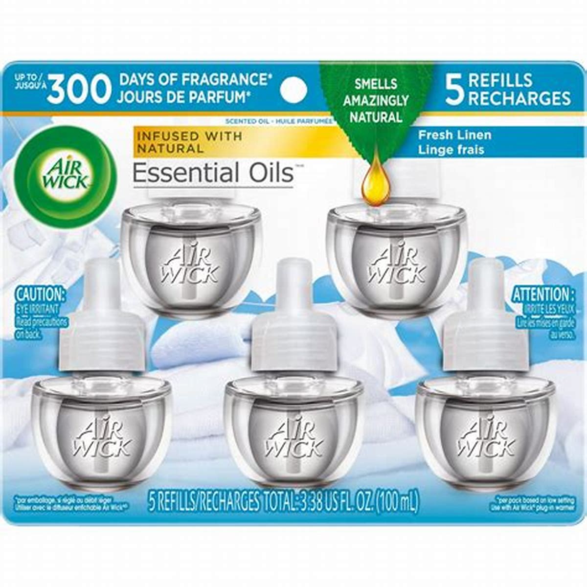 AIRWICK ESSENTIAL OIL CUTTON AND LINEN