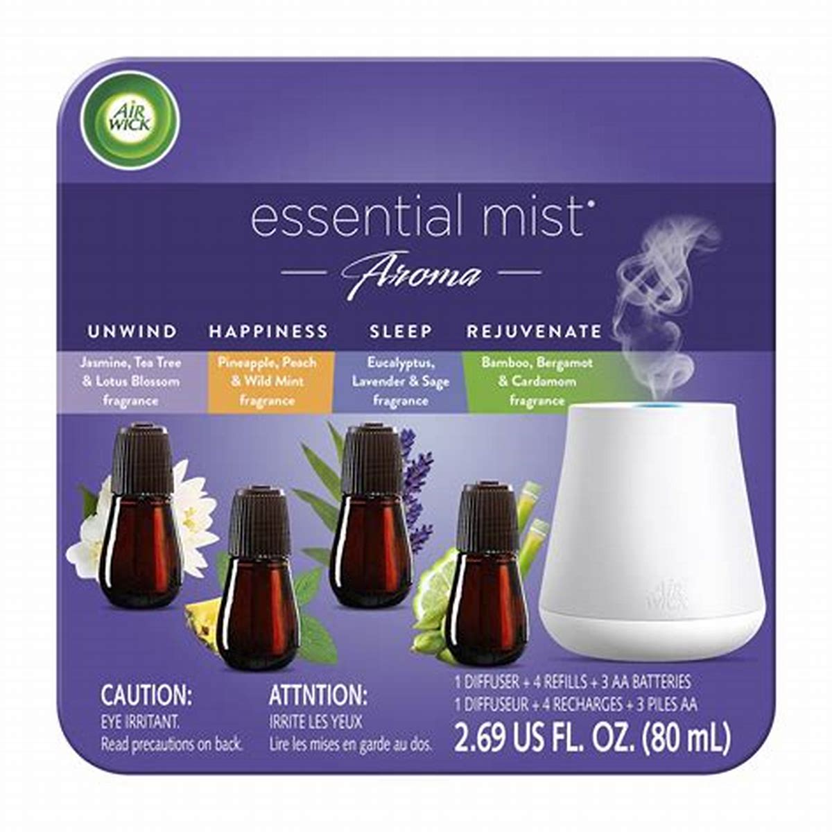 AIRWICK ESSENTIAL OIL PINKSWEET PEAS