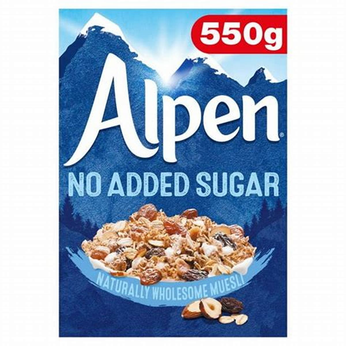 ALPEN NO ADDDED SUGAR 550G