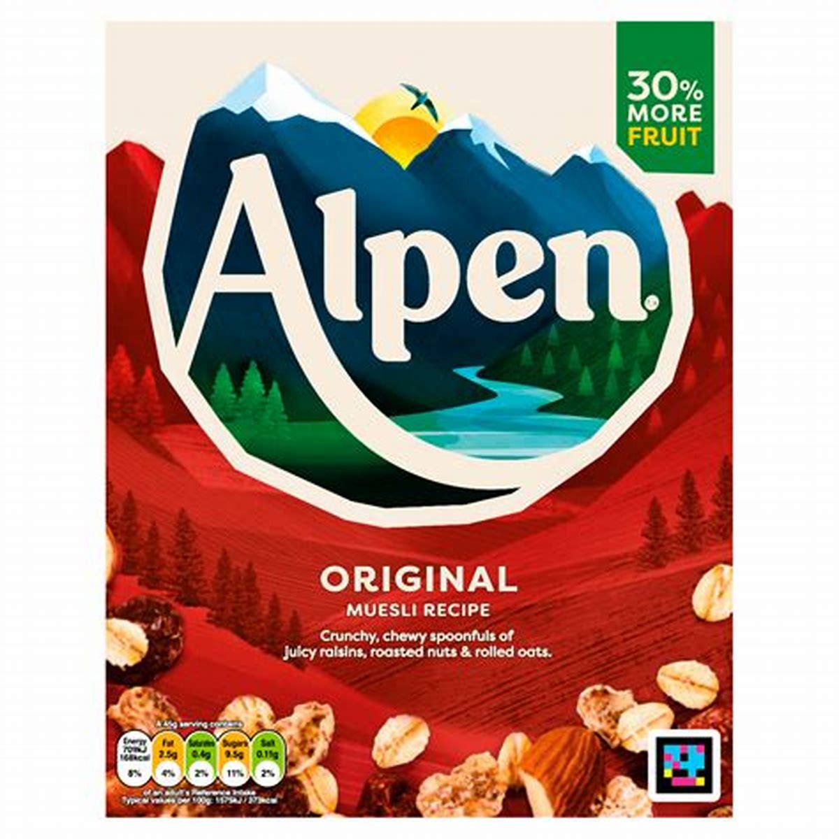 ALPEN ORIGINAL MUESLI RECIPE 550G