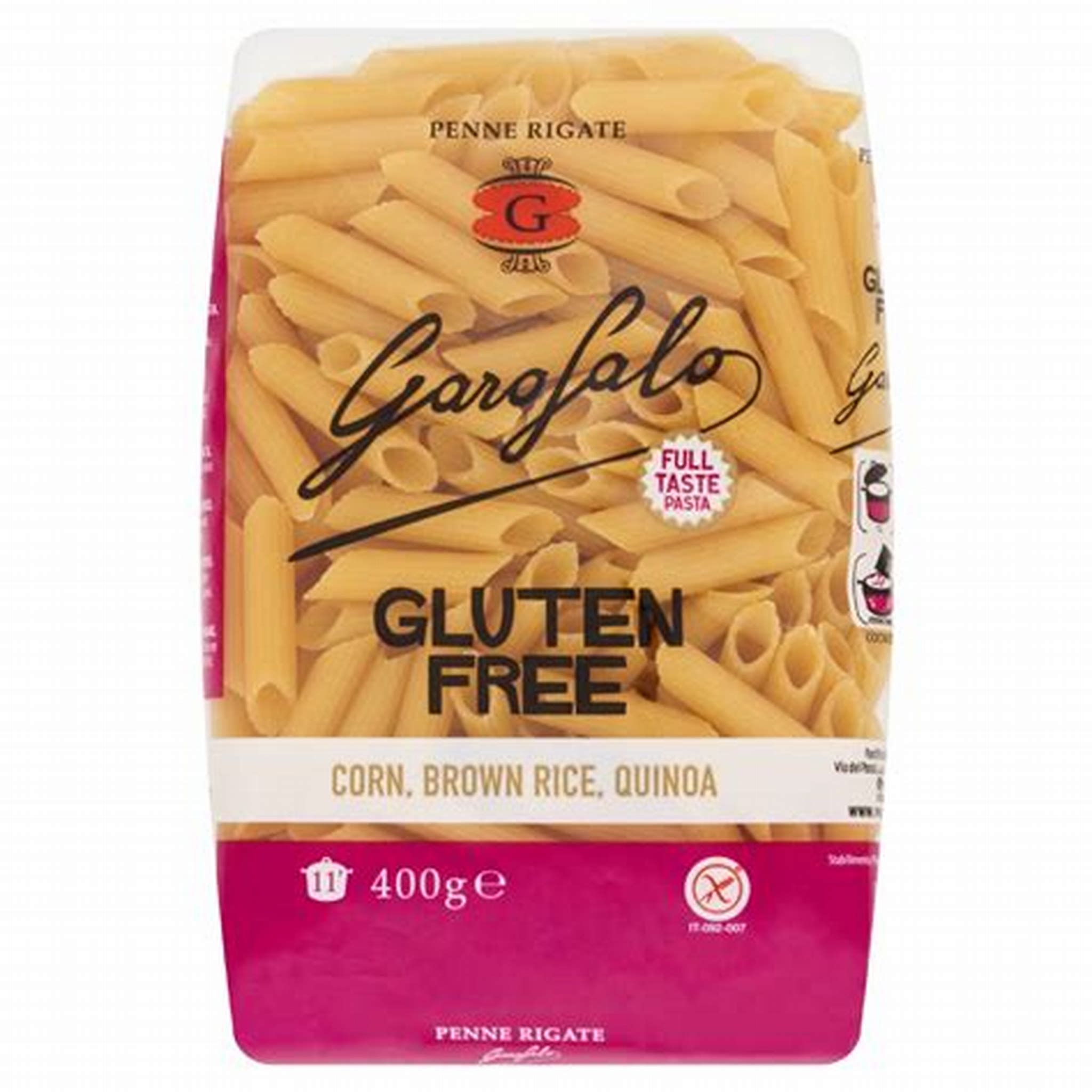 GAROFALO GLUTEN FREE 400G PENNE RIGATE