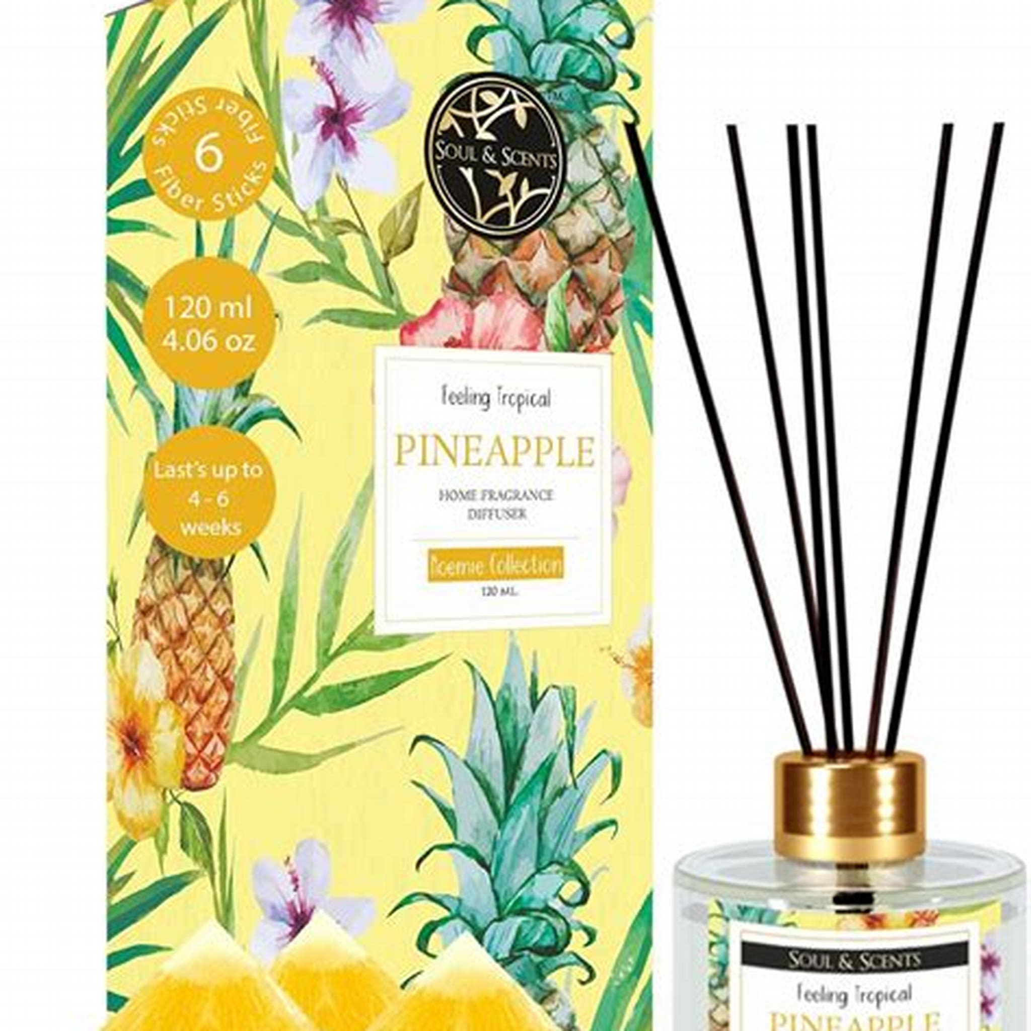 GRACE SCENTED DIFFUSER PINEAPPLE 120ML