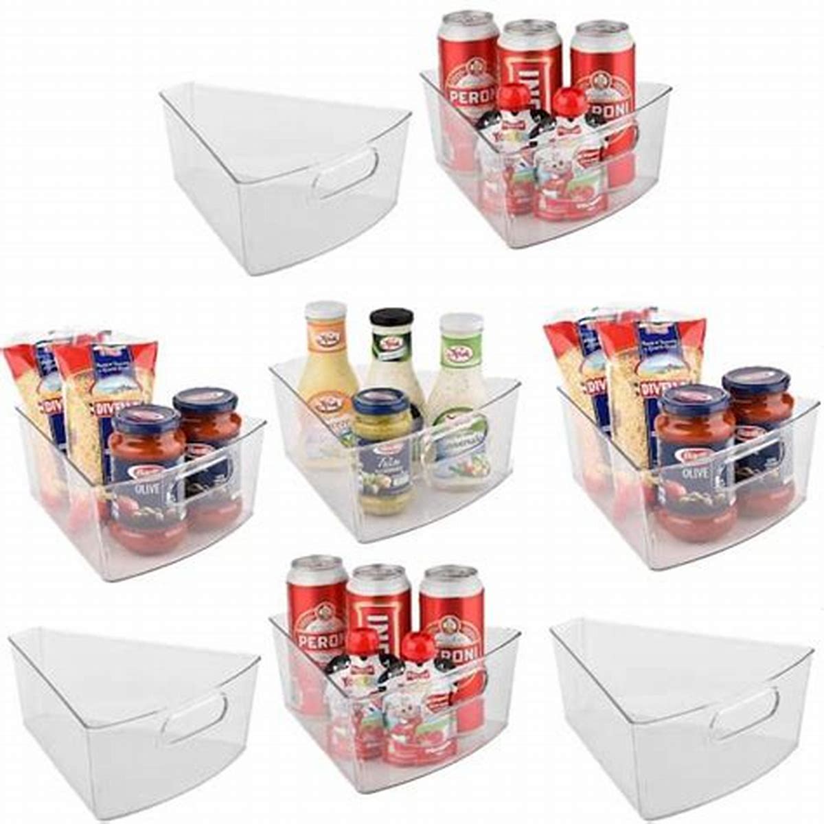 4 CORNER PLASTIC BIN