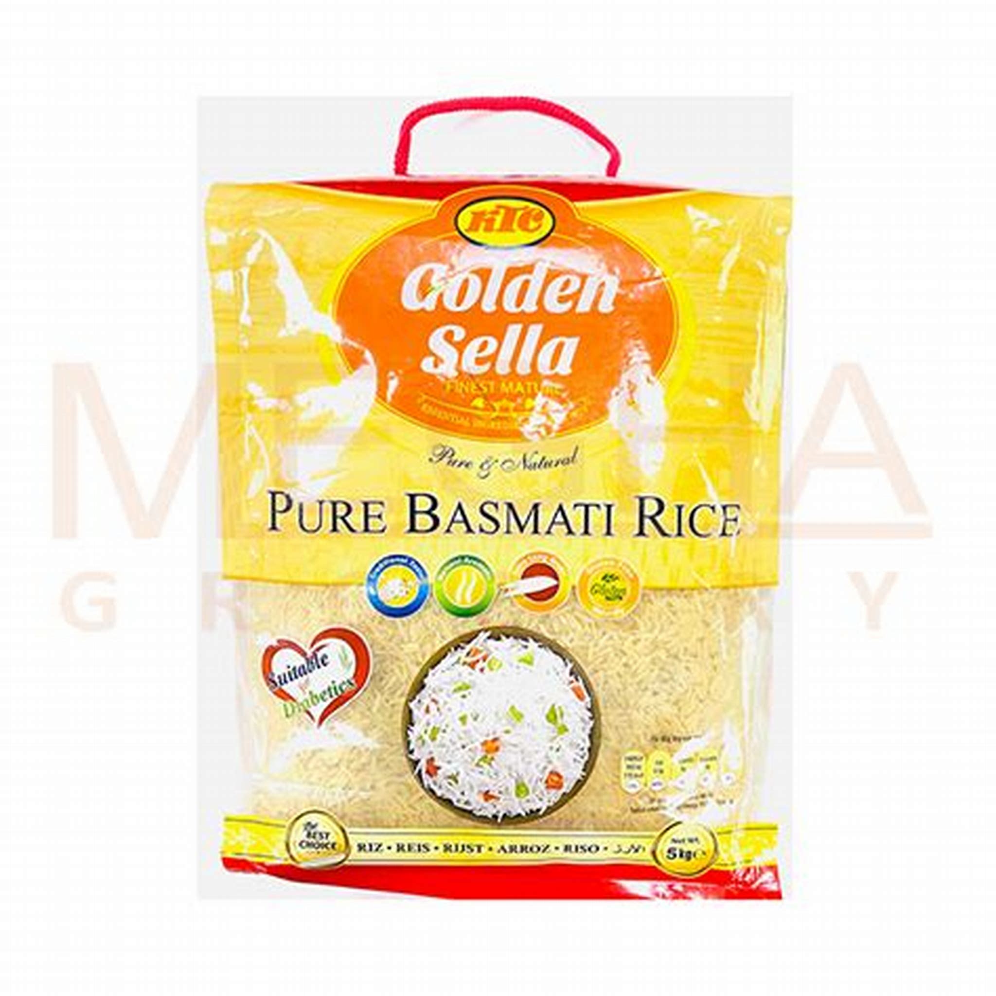 KTC GOLDEN SELLA BASMATIC RICE 10KG