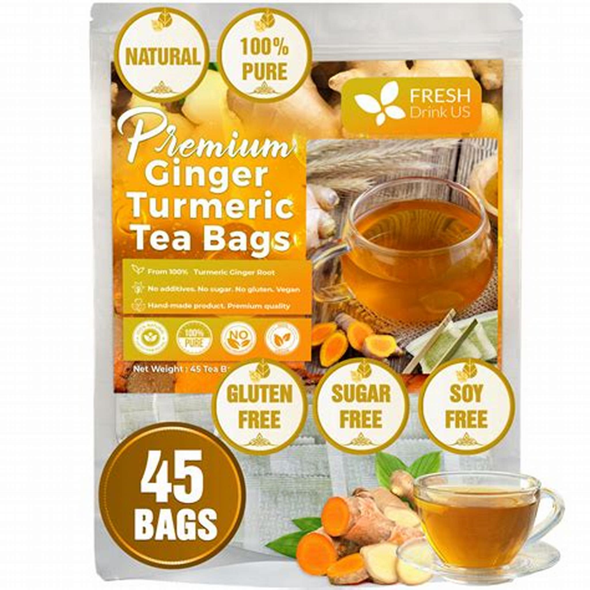 LBE LIFEGATE TEA GINGER & TURMERIC
