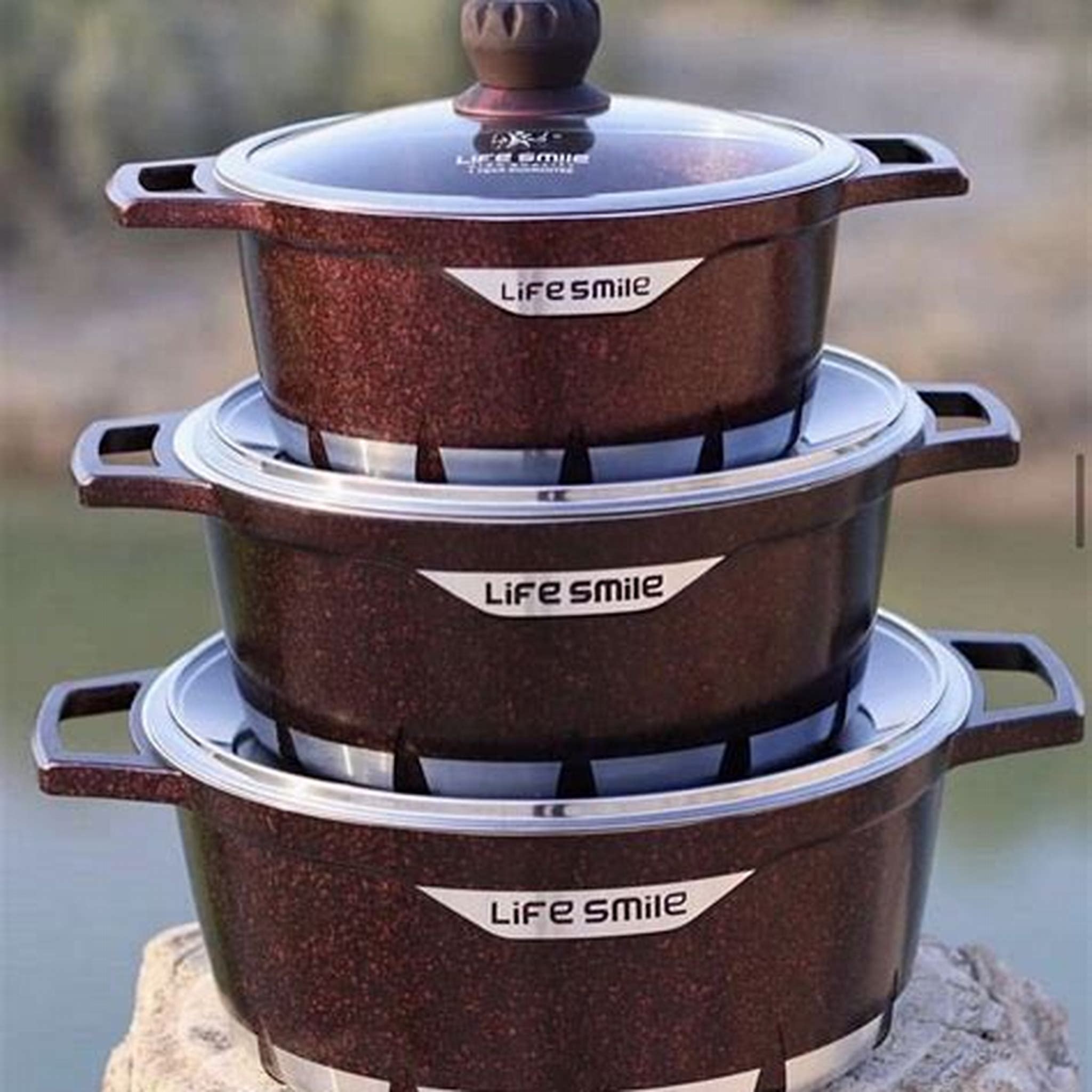 LOVE SMILE 10PCS COOKWARE SET