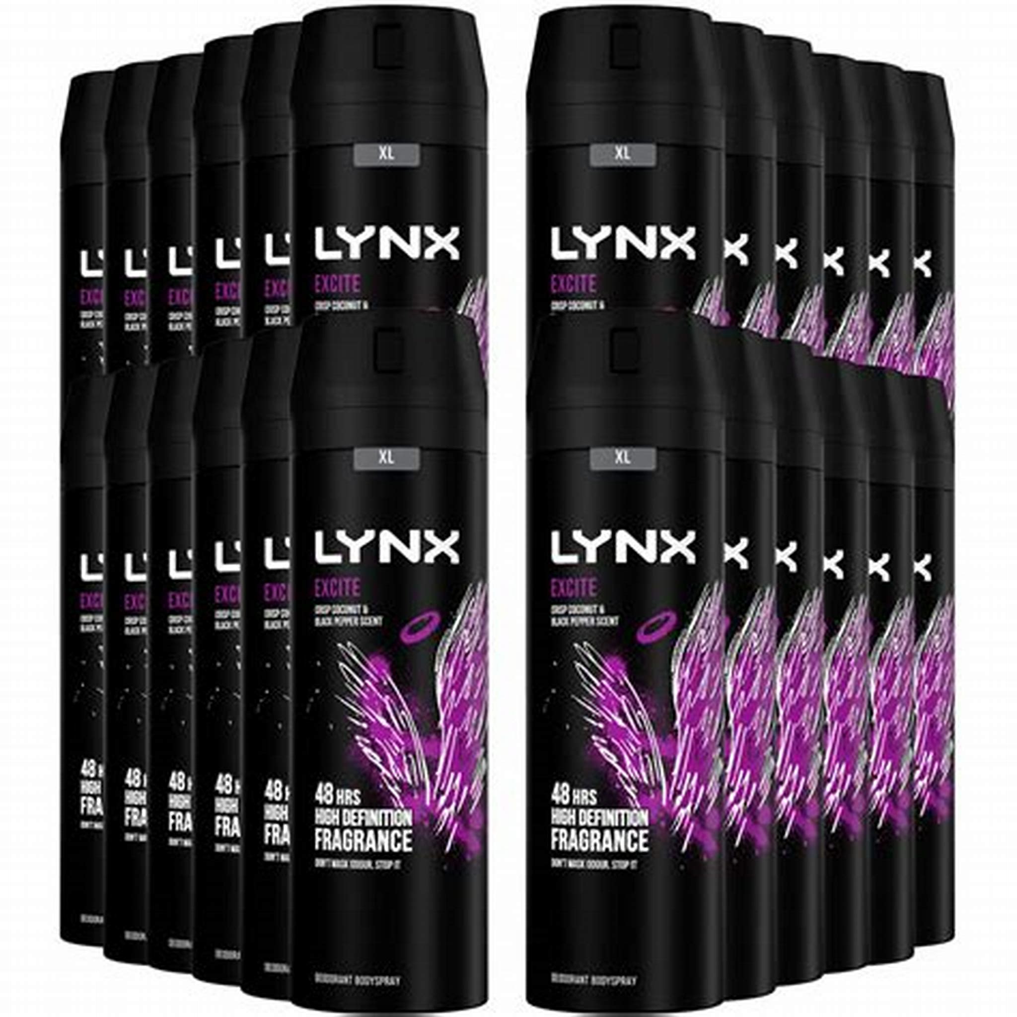 LYNX EXCITE CRISP COCONUT & BLACK CURRENT SPRAY