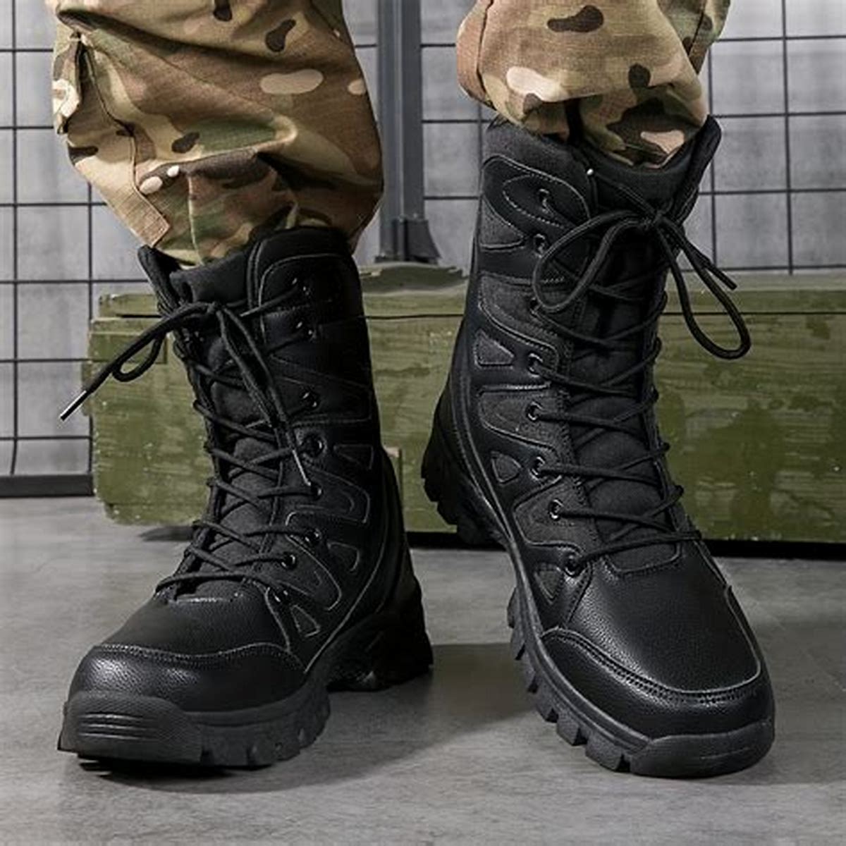 ARMY BOOT BLACK NOT LONG