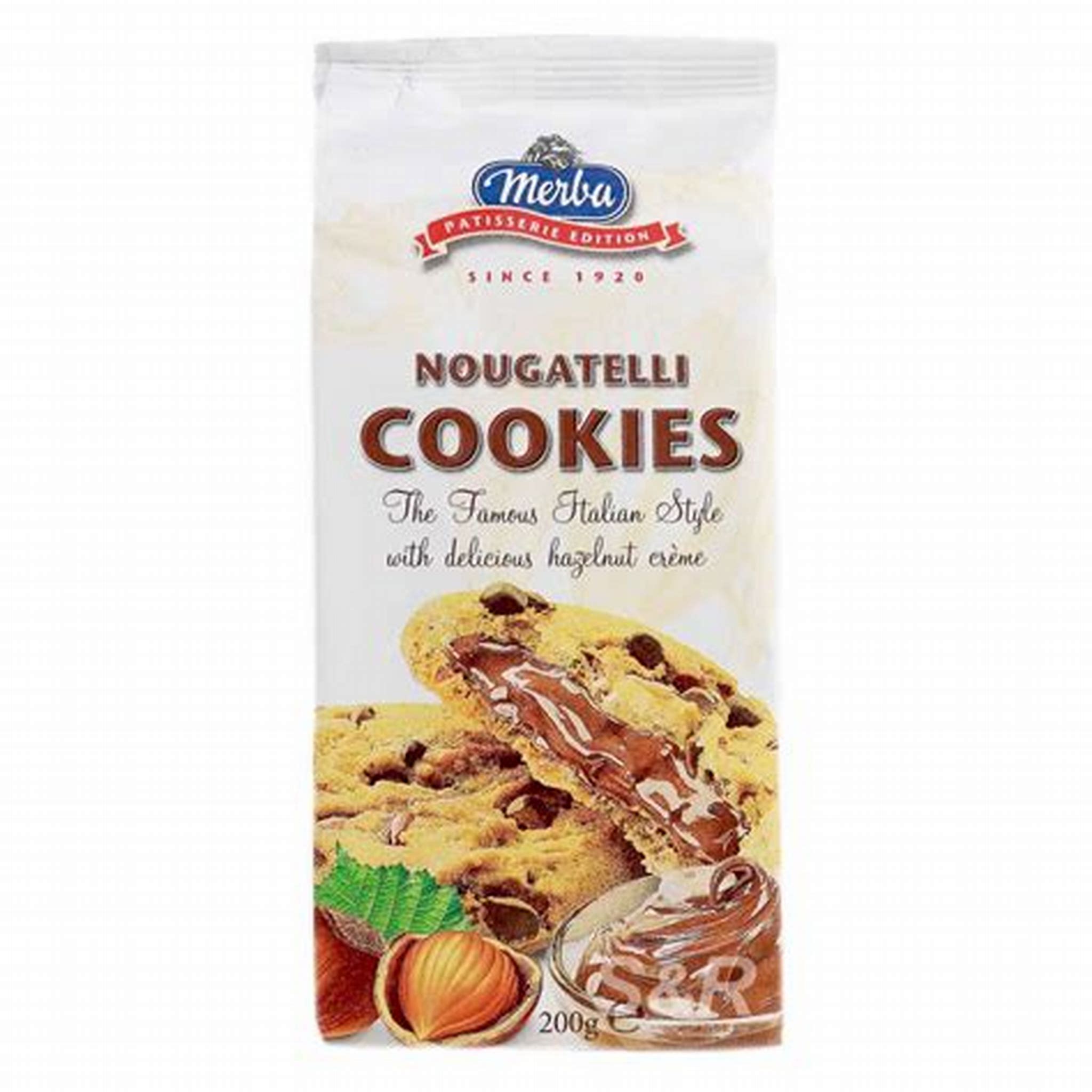 MERBA NOUGATELLI COOKIES 200G